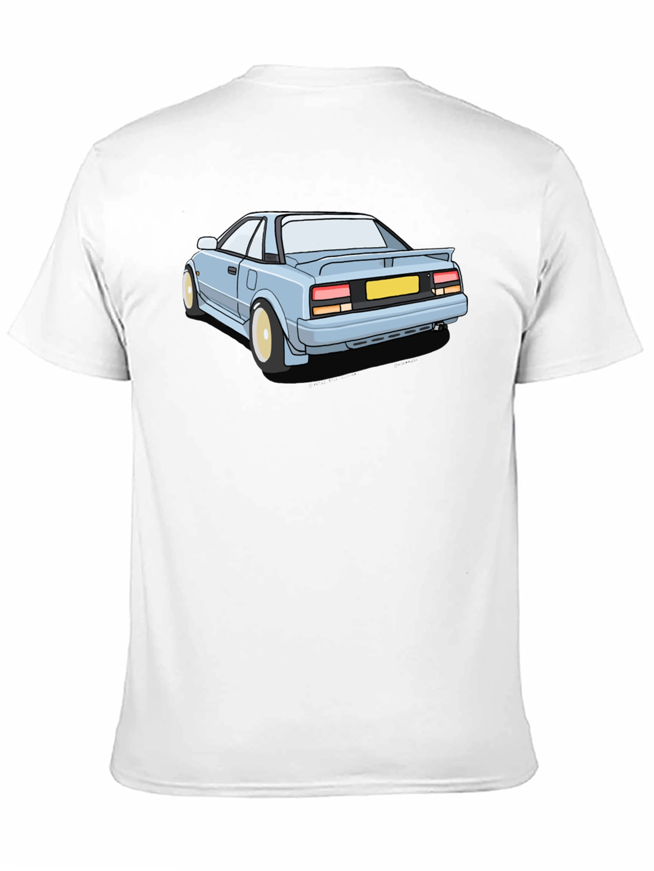 Cool Car Graphic Tee - Black Cotton T-Shirt - 11