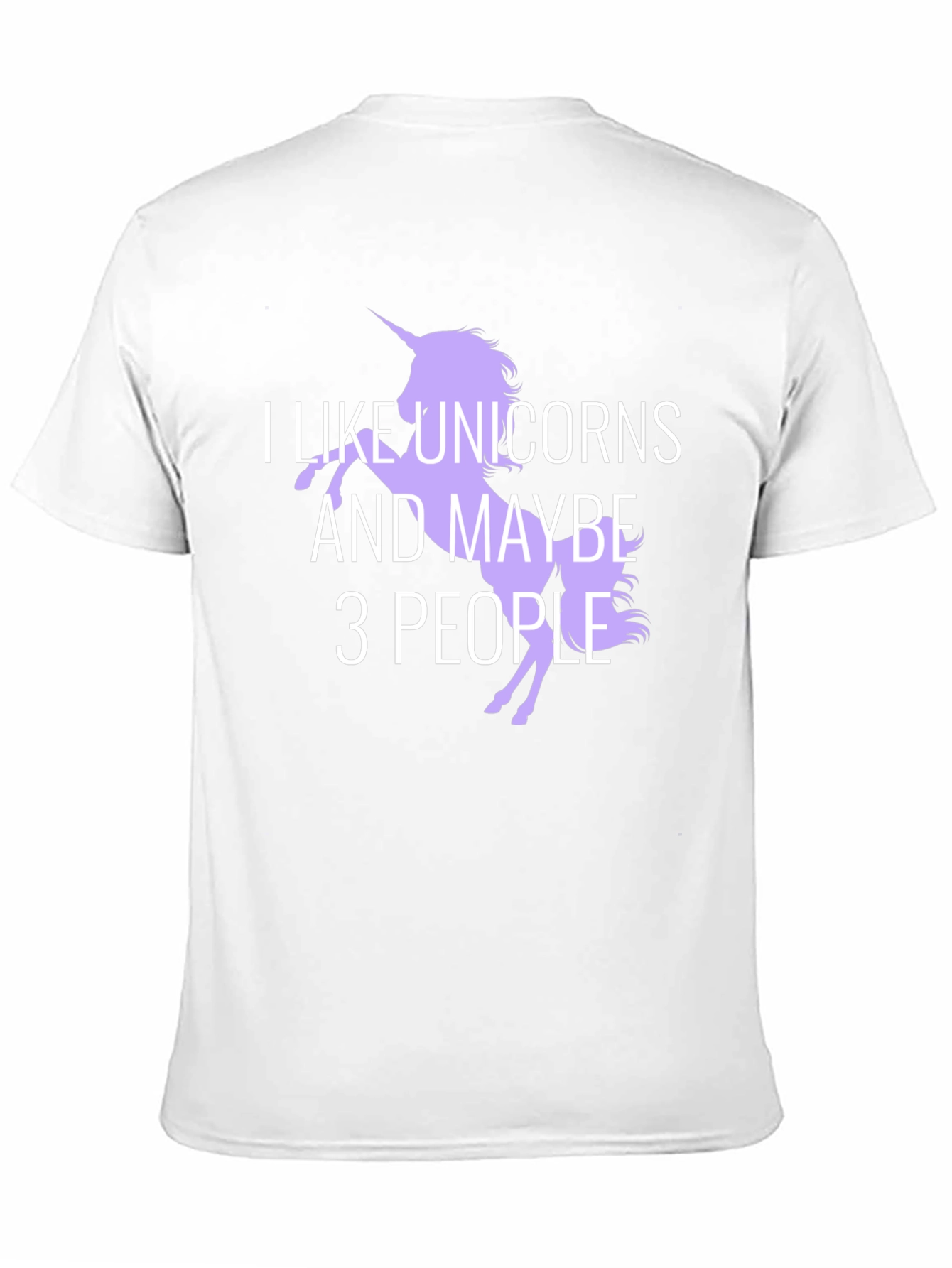 Black I Like Unicorns T-Shirt - Funny Graphic Tee view 11
