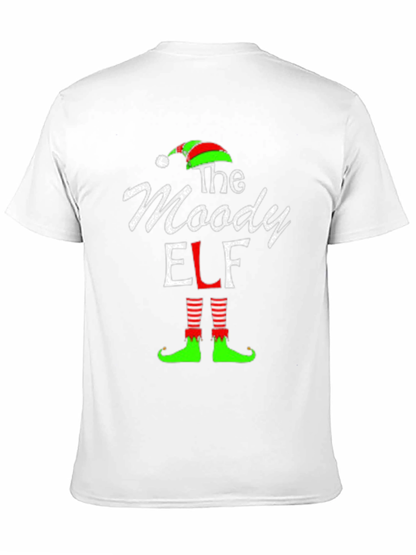 Black The Moody Elf T-Shirt - Holiday Fun view 11