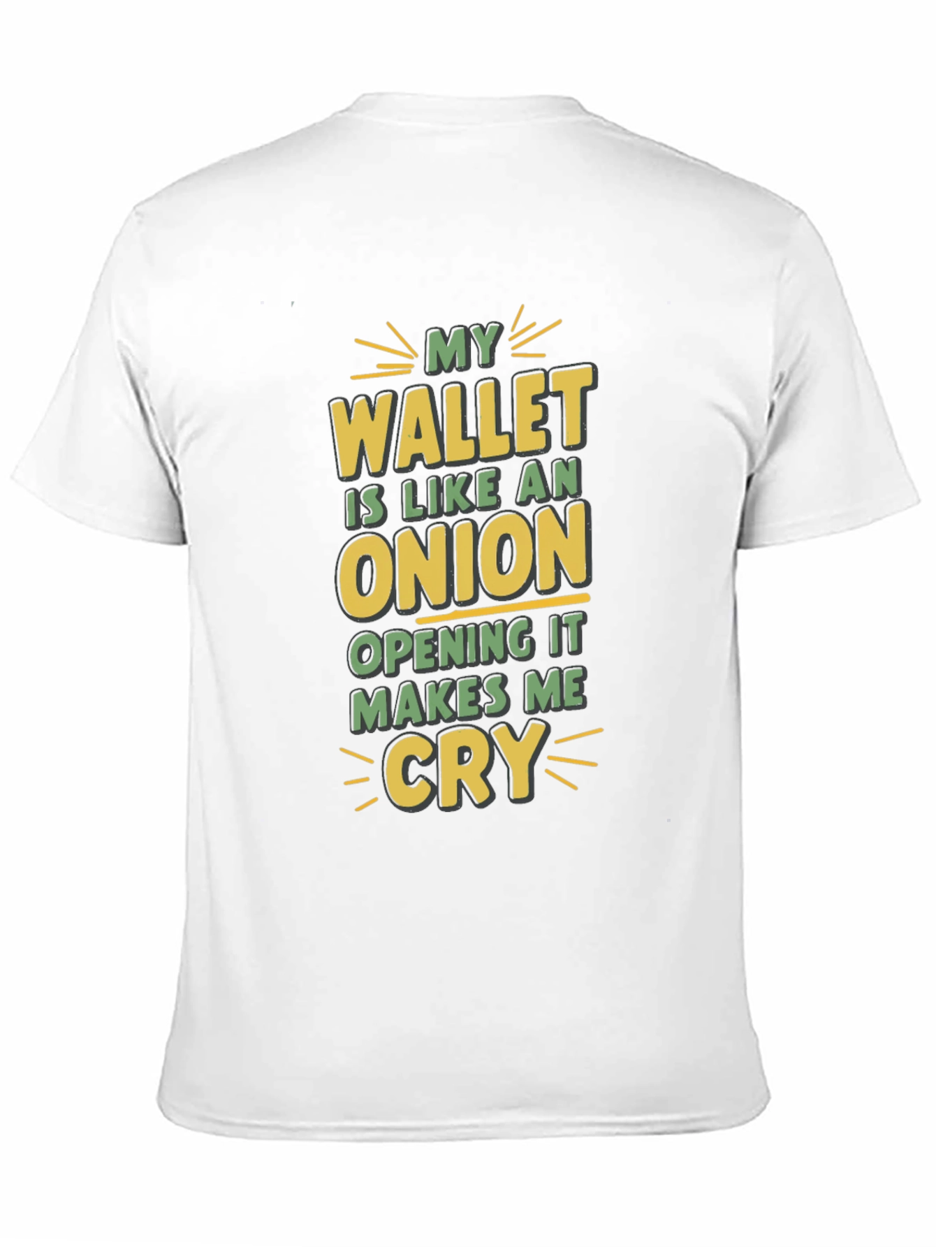 Black My Wallet is Like an Onion Funny T-Shirt view 11