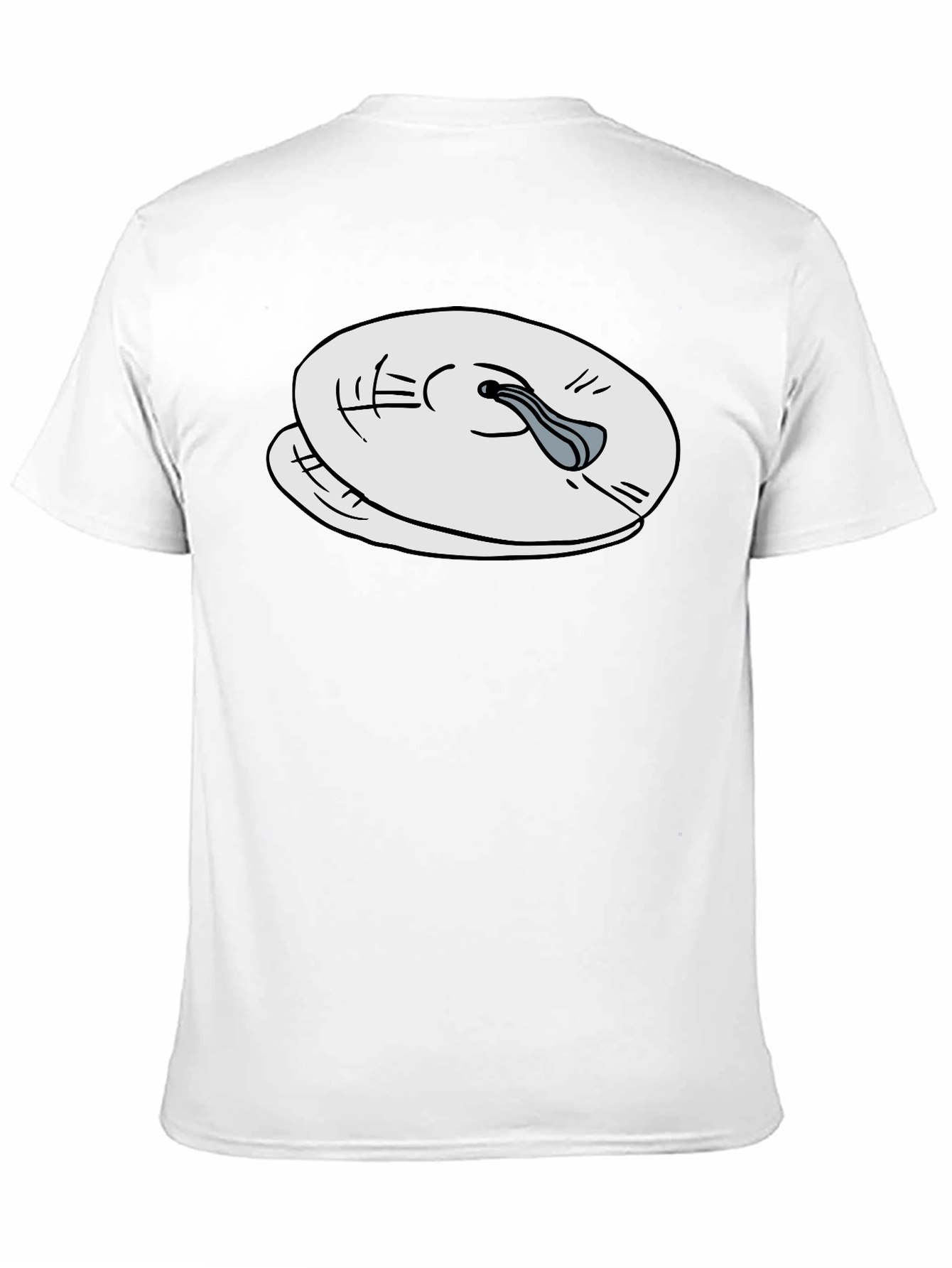 Black Black T-Shirt with Abstract Cymbal Graphic view 11