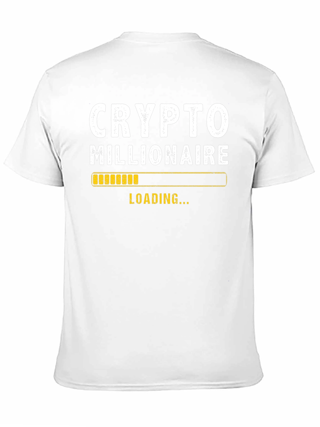 Black Crypto Millionaire Loading T-Shirt view 11