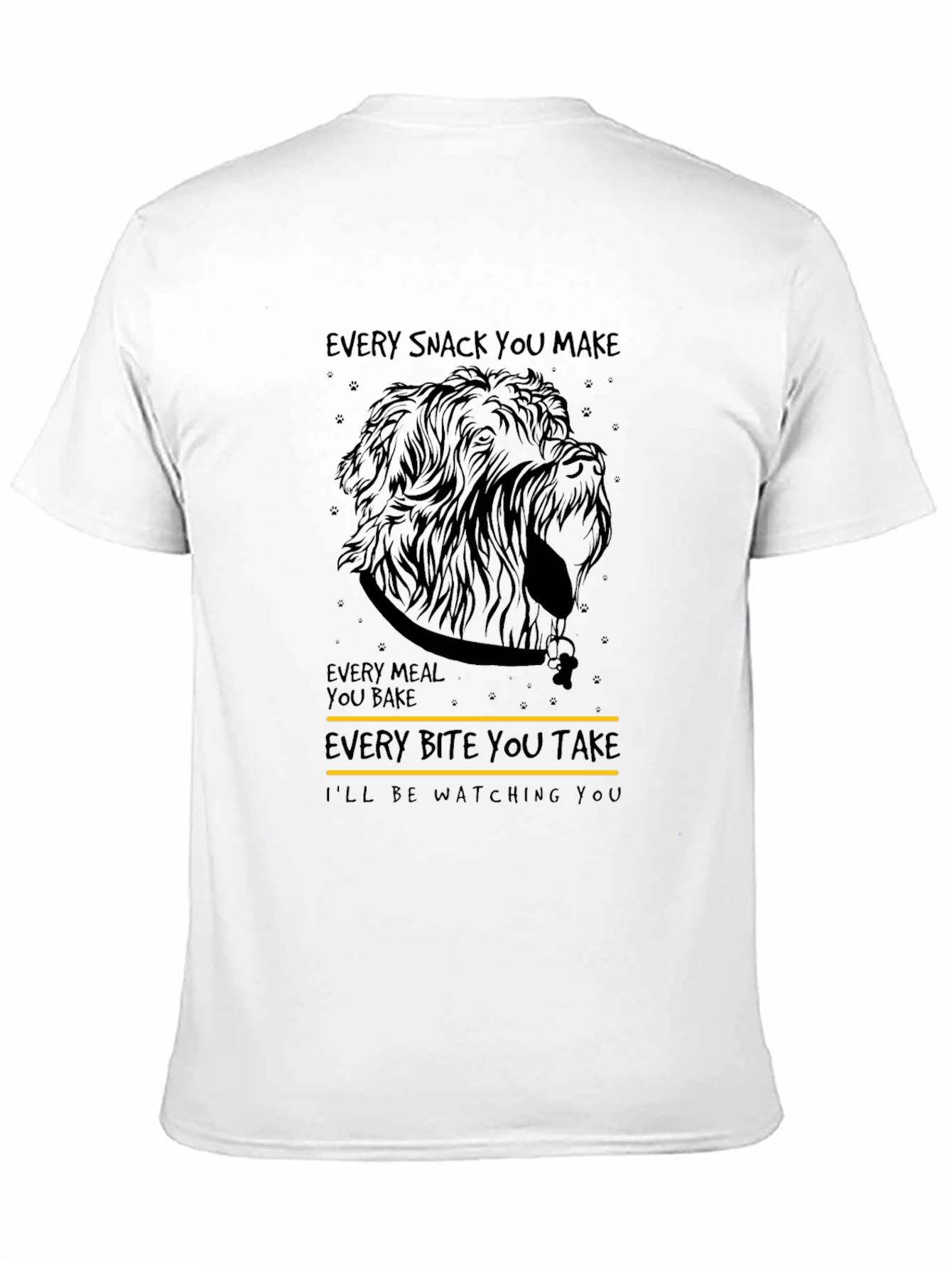 Black Dog Lover T-Shirt - Every Bite You Take view 11