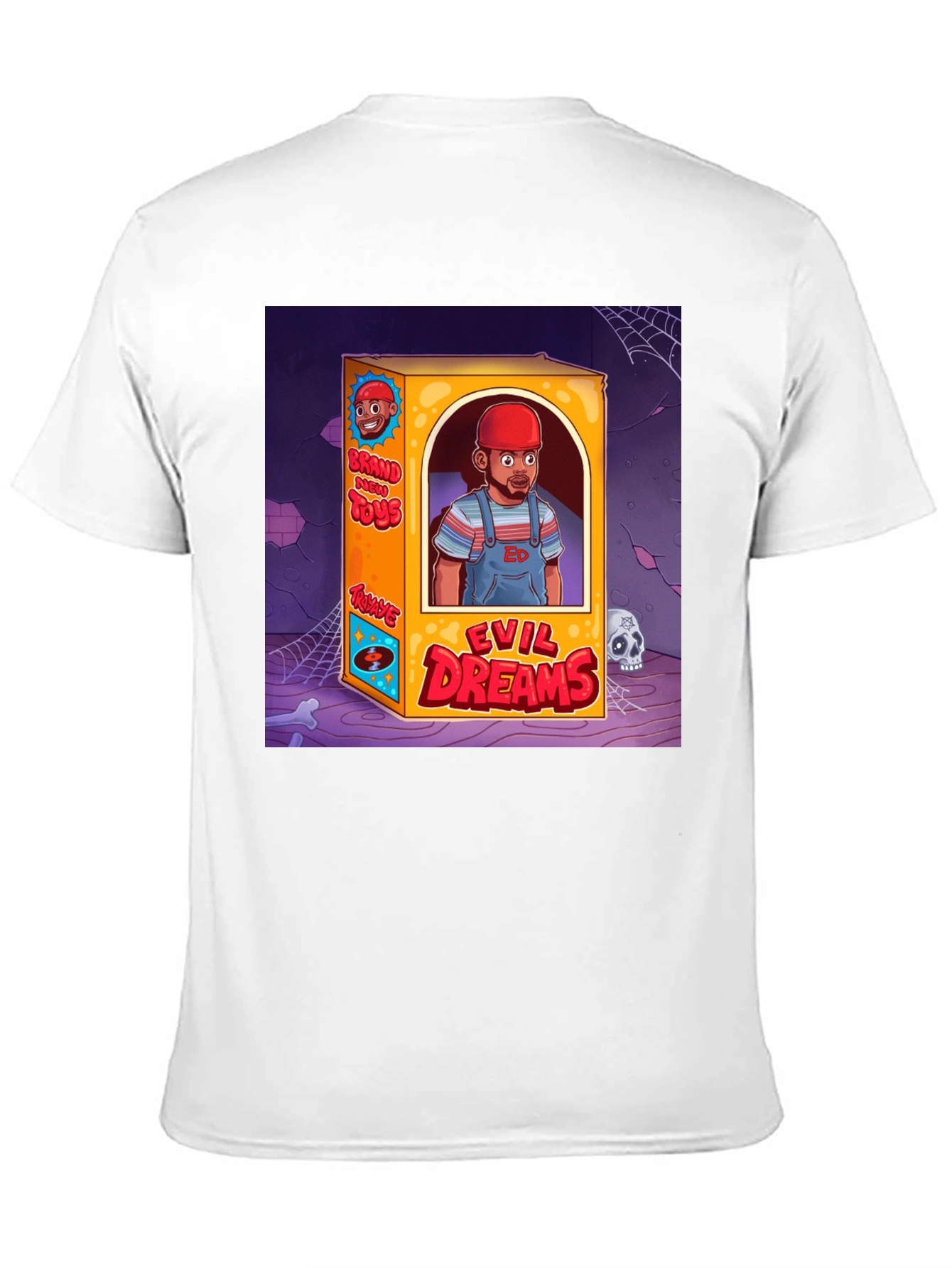 Black Evil Dreams Graphic T-Shirt view 11