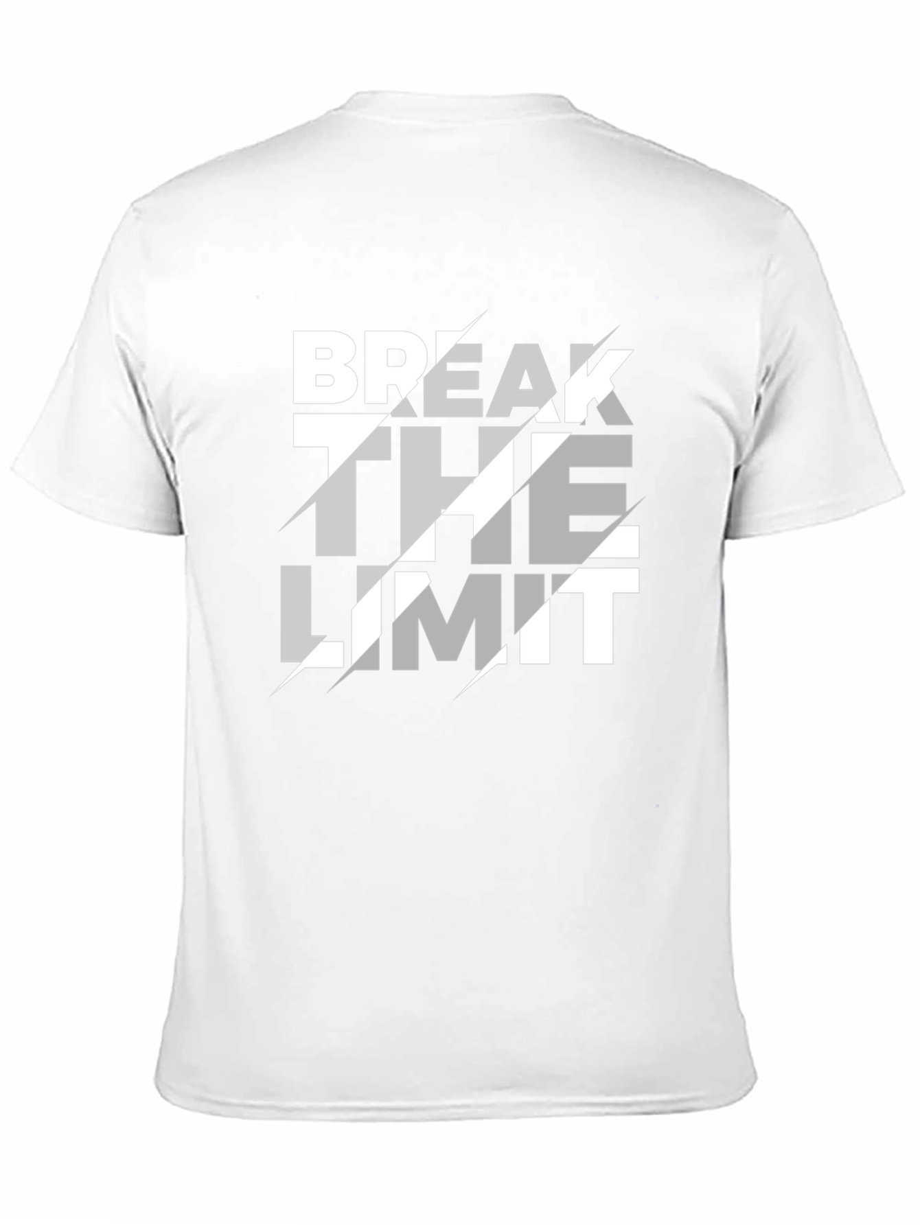 Black Break The Limit Graphic Tee - Black Cotton T-Shirt view 11