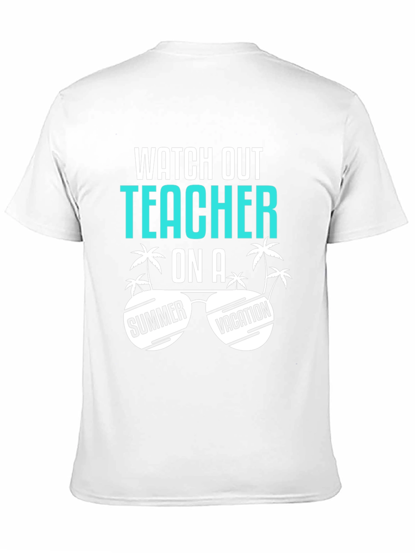 Black Teacher Summer Vacation T-Shirt view 11