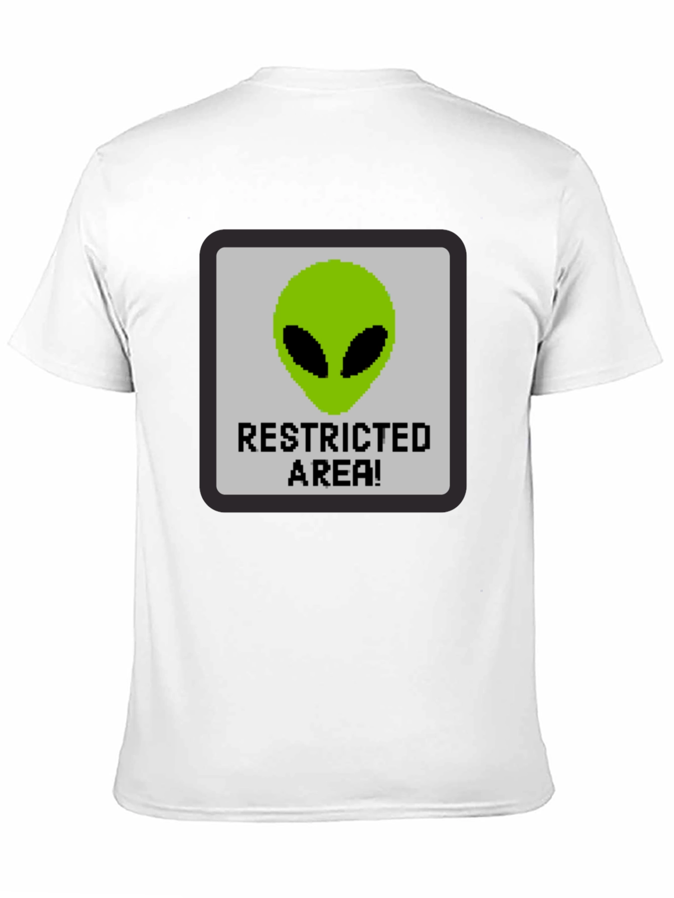Black Restricted Alien Area Graphic Tee - Black view 11