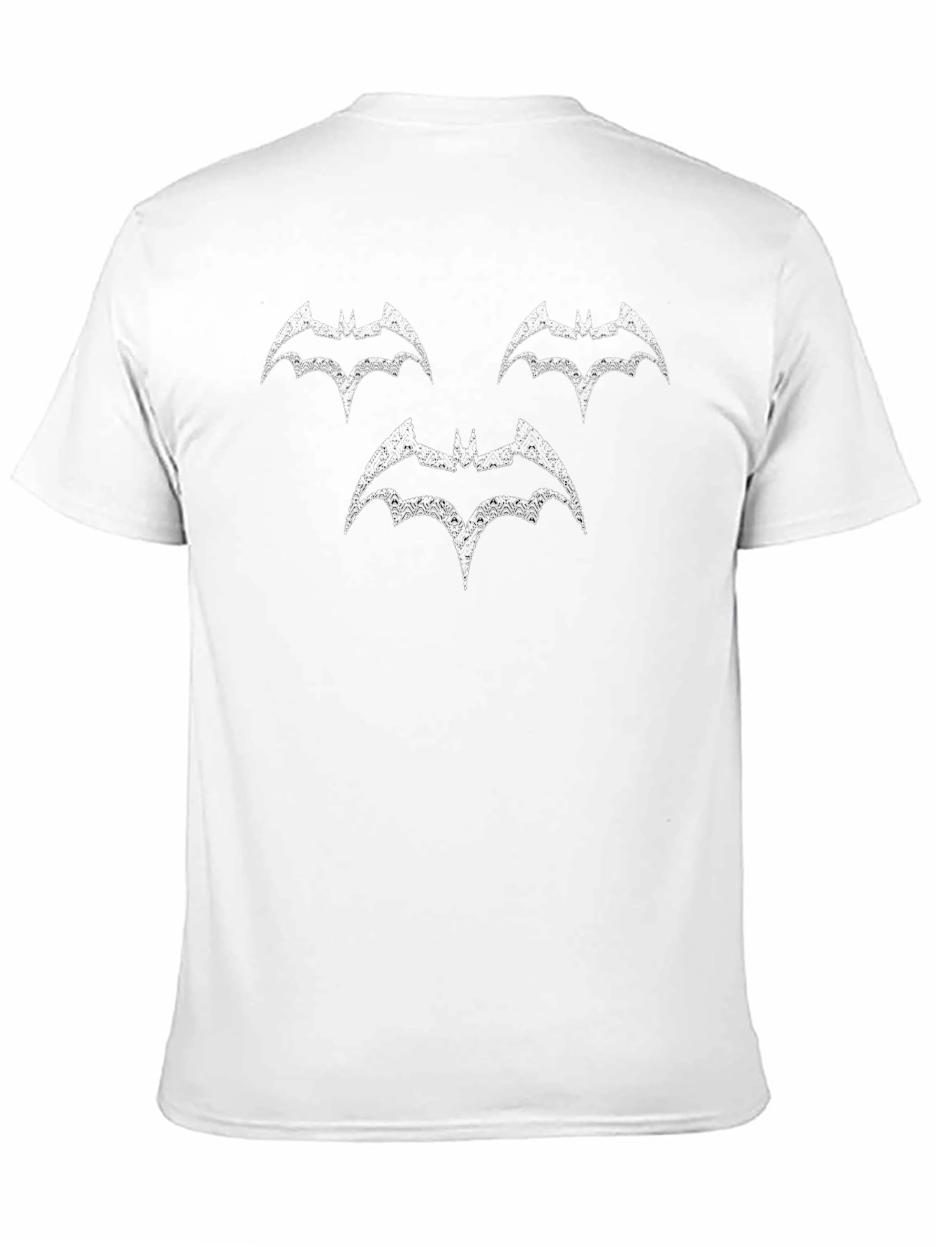 Bat Symbol Graphic Print Black T-Shirt - 11
