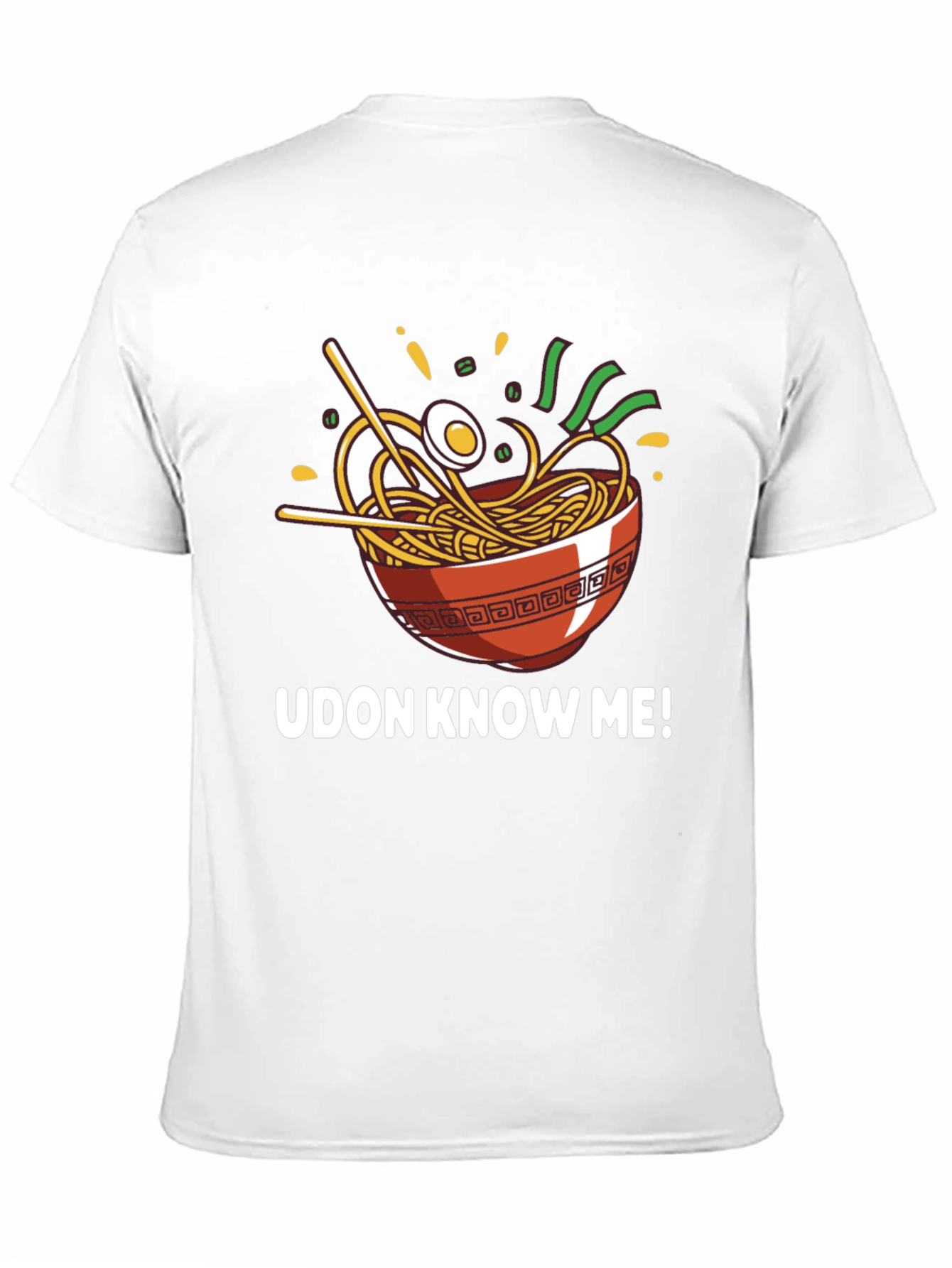 Black Udon Know Me! Ramen Graphic T-Shirt view 11
