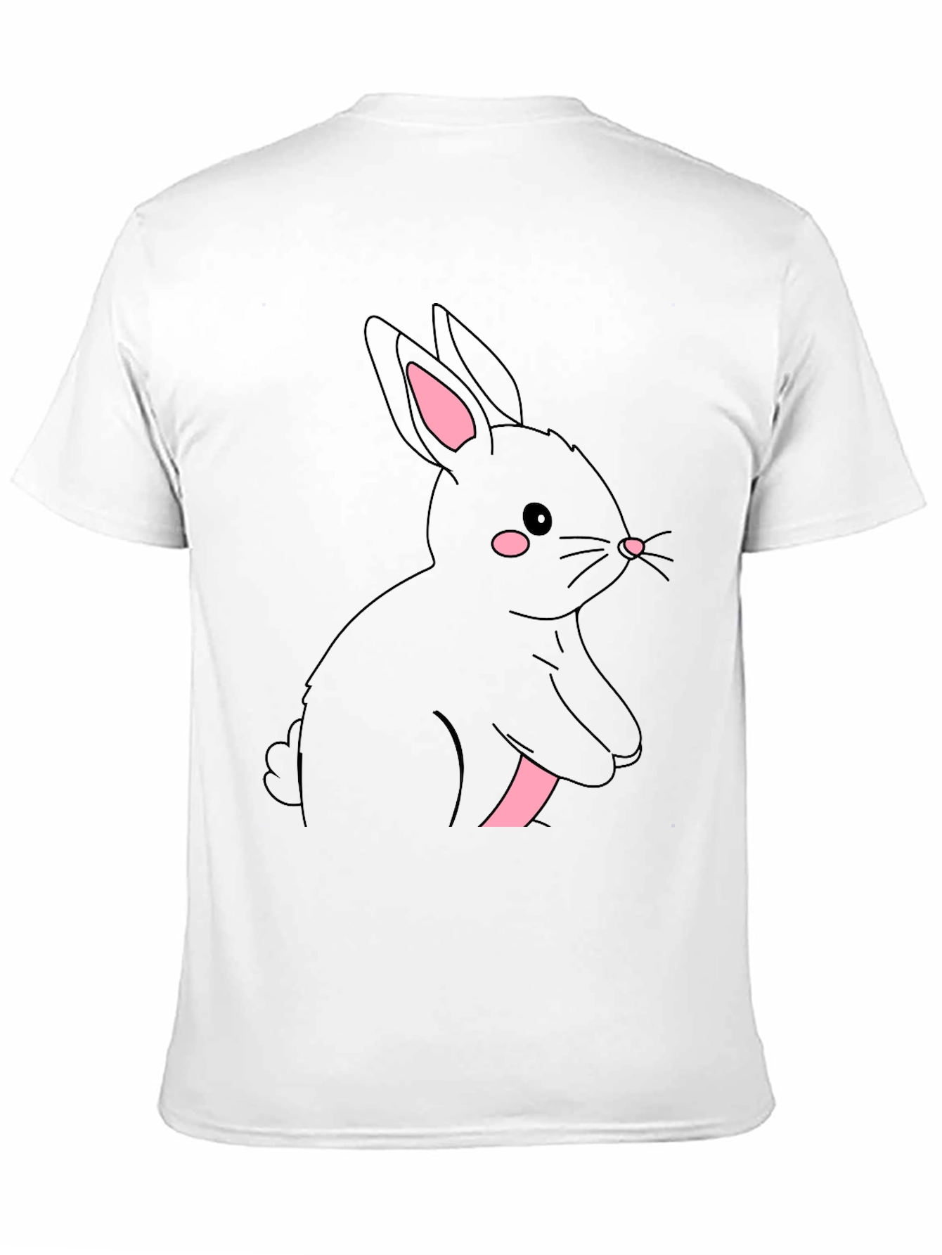 Black Black Rabbit Graphic Tee - Cute & Stylish view 11