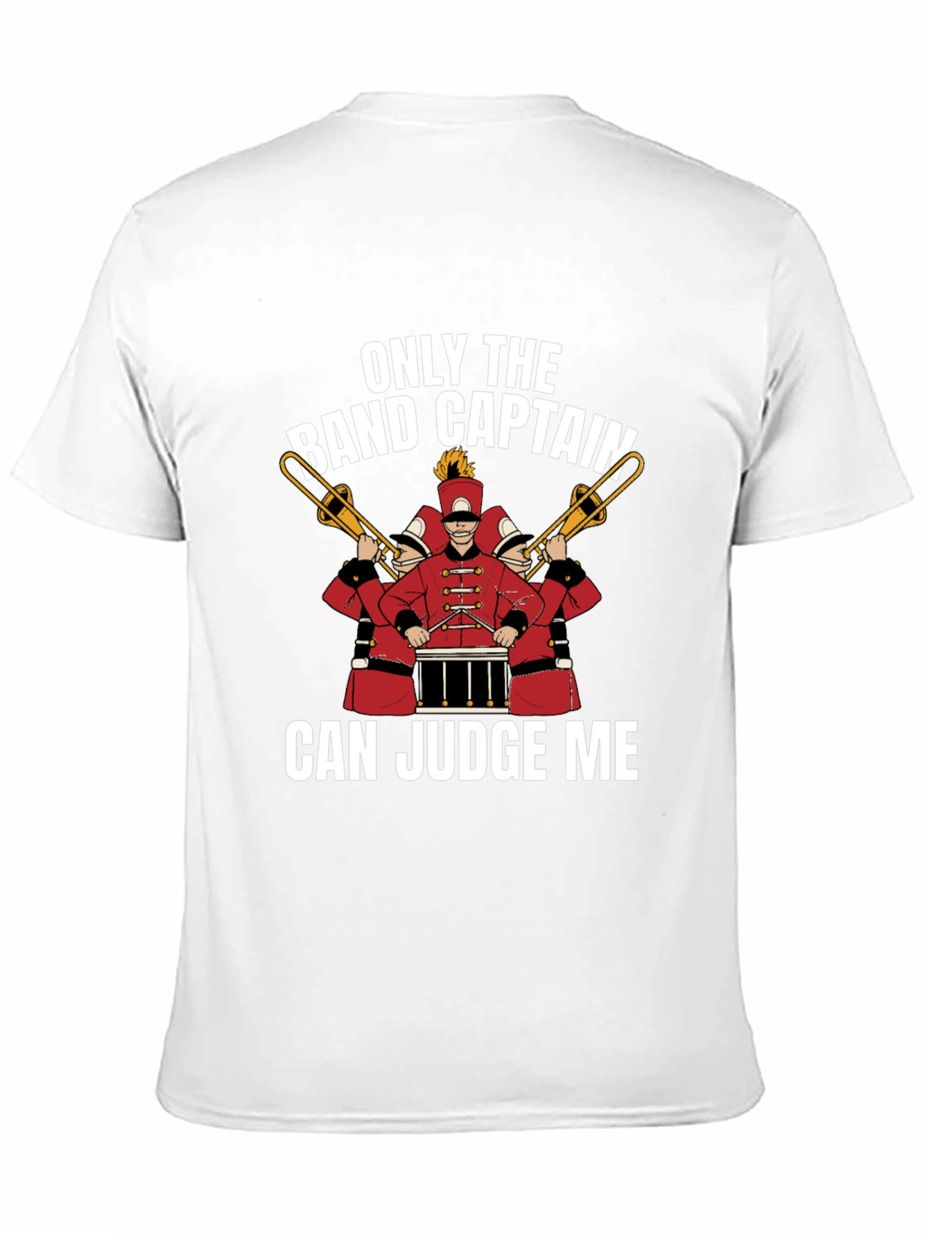 Black Band Captain Judge T-Shirt - Musician Humor view 11