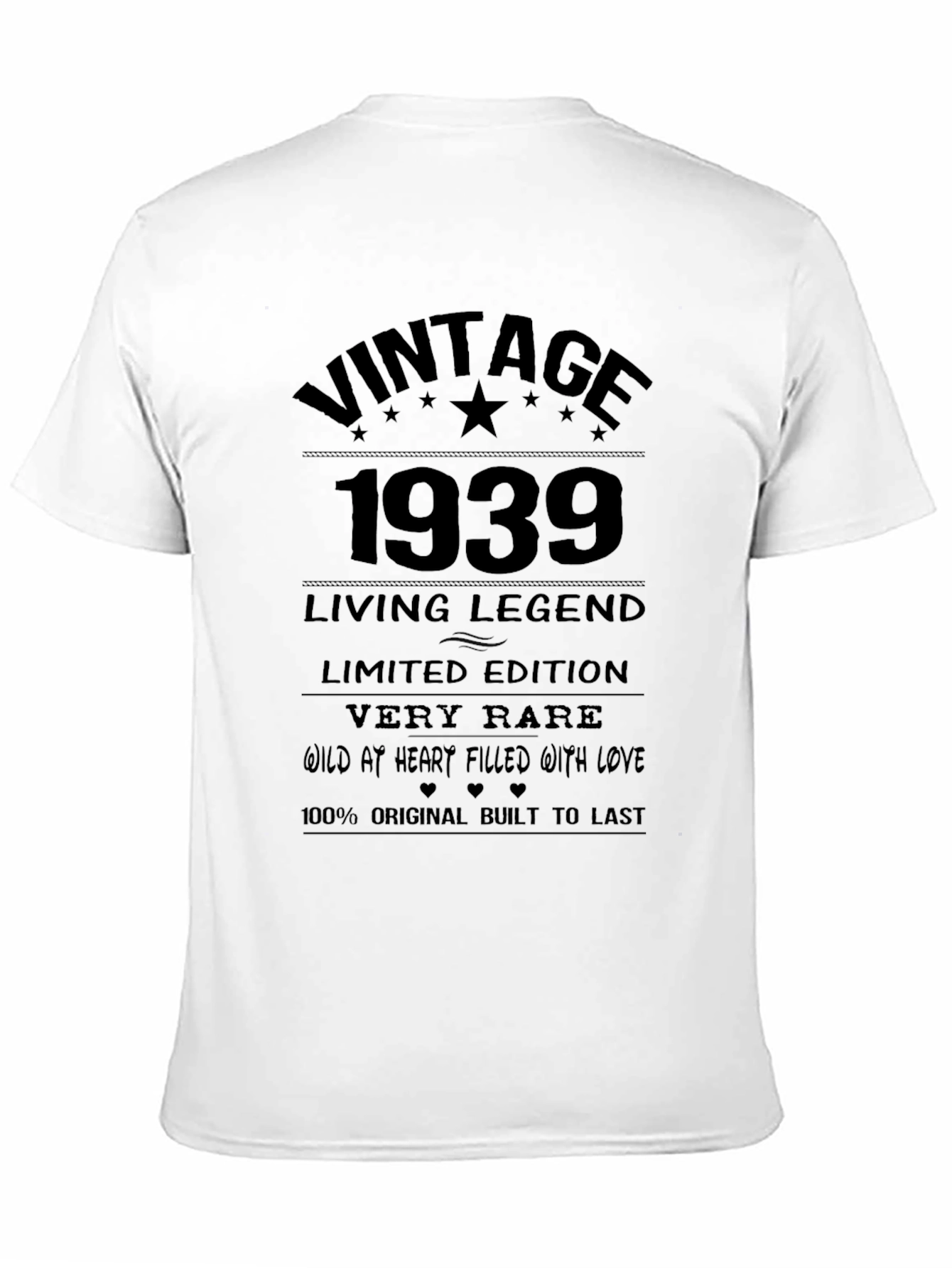 Black Vintage 1939 Living Legend T-Shirt - Limited Edition view 11