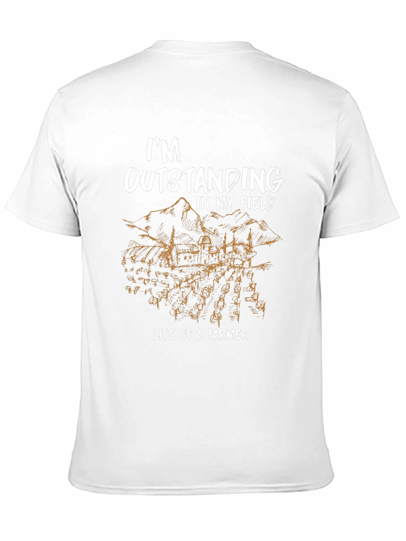 Black Outstanding Farmer T-Shirt view 11