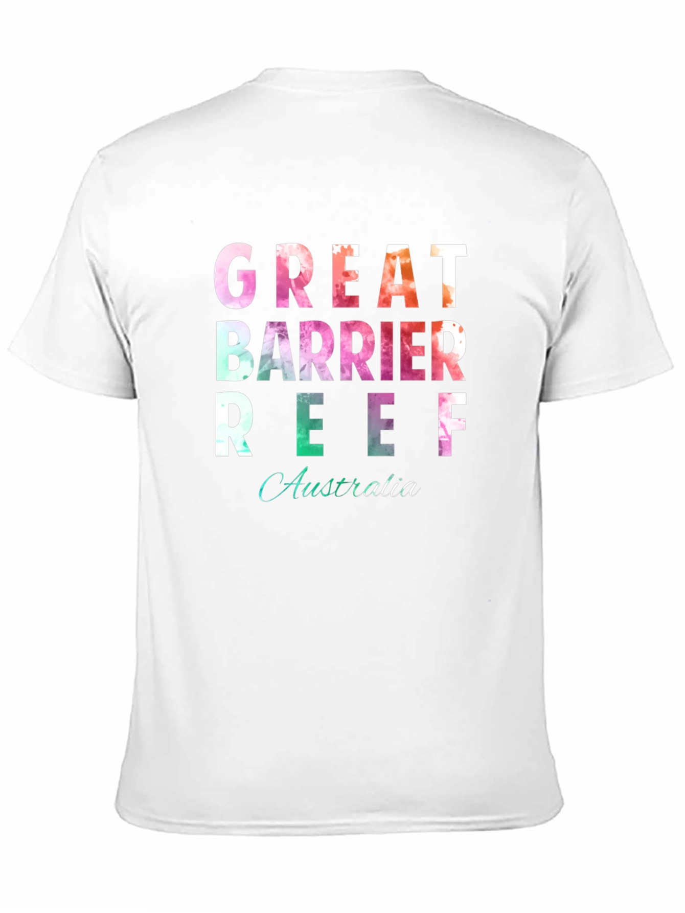 Black Great Barrier Reef Australia T-Shirt view 11