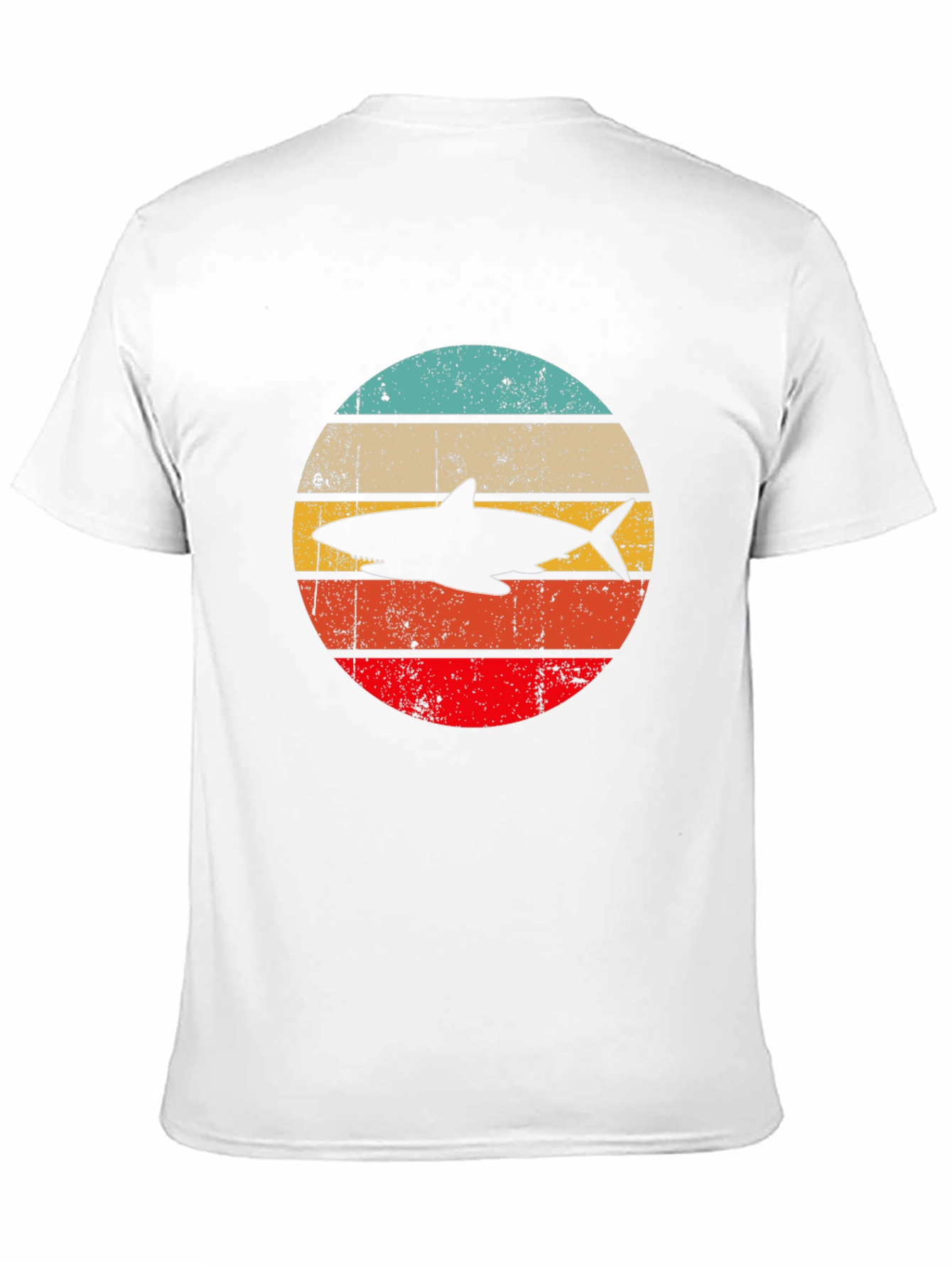 Black Retro Shark Graphic Tee - Black view 11