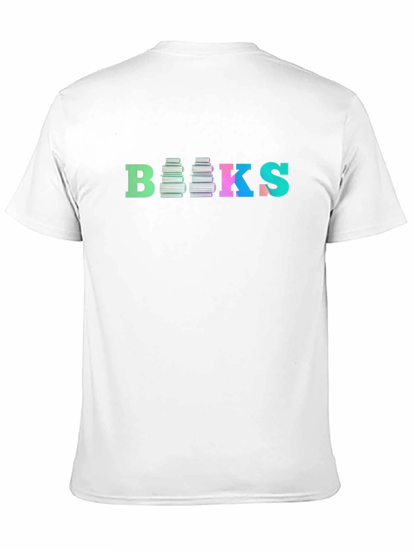 Black Colorful "Books" Graphic T-Shirt view 11