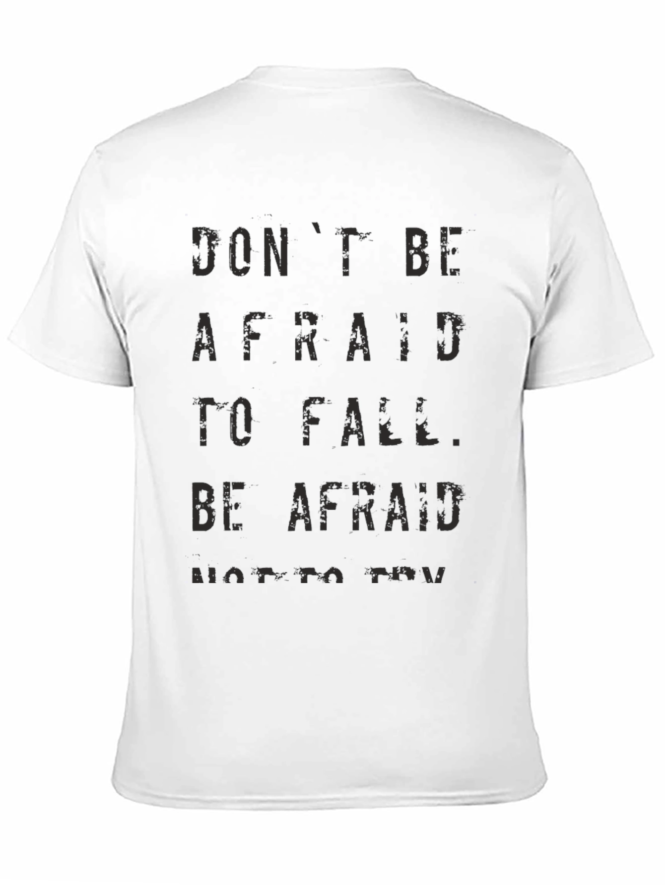 Black Don't Be Afraid T-Shirt view 11