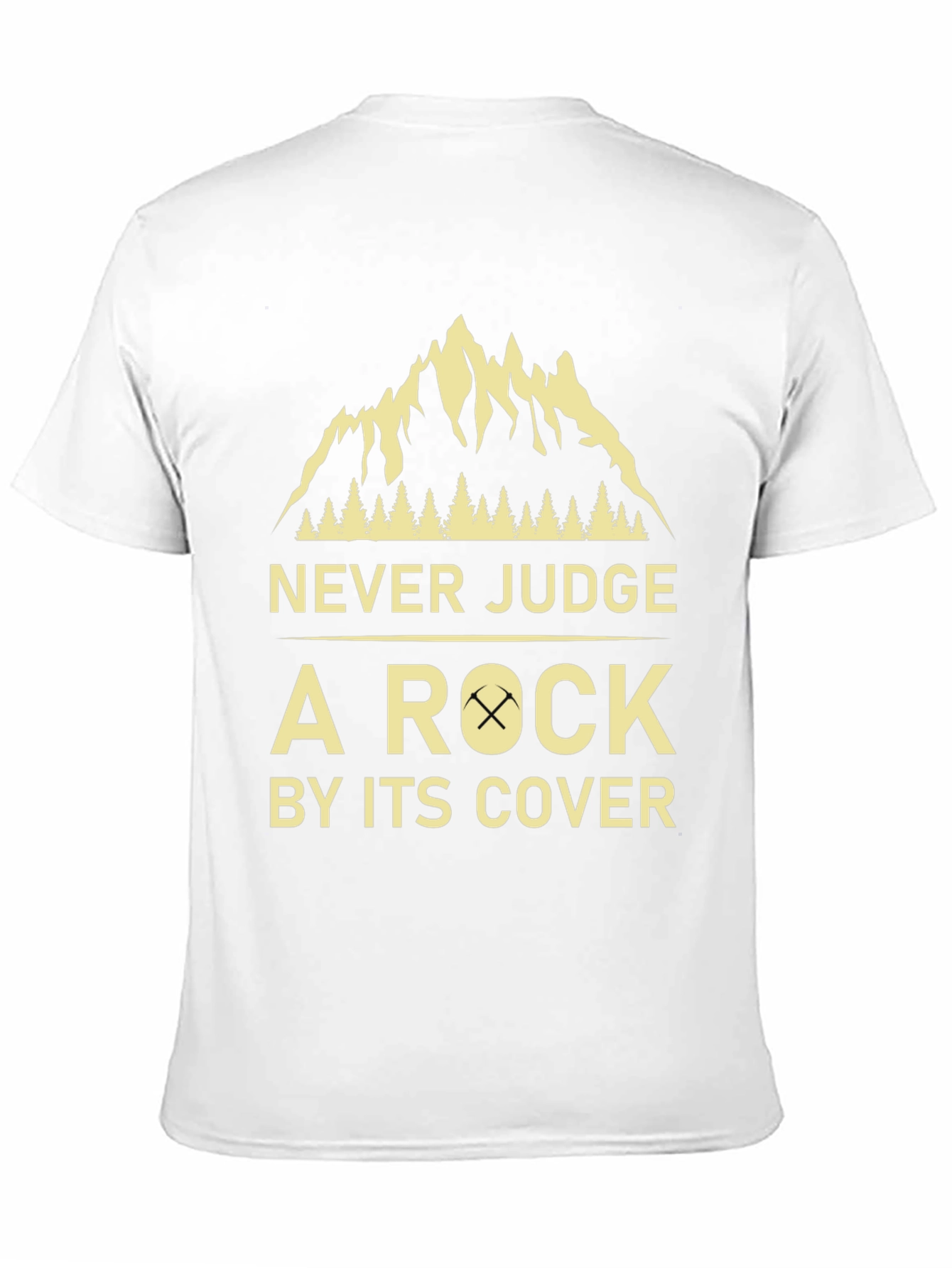 Black Never Judge a Rock Funny T-Shirt view 11