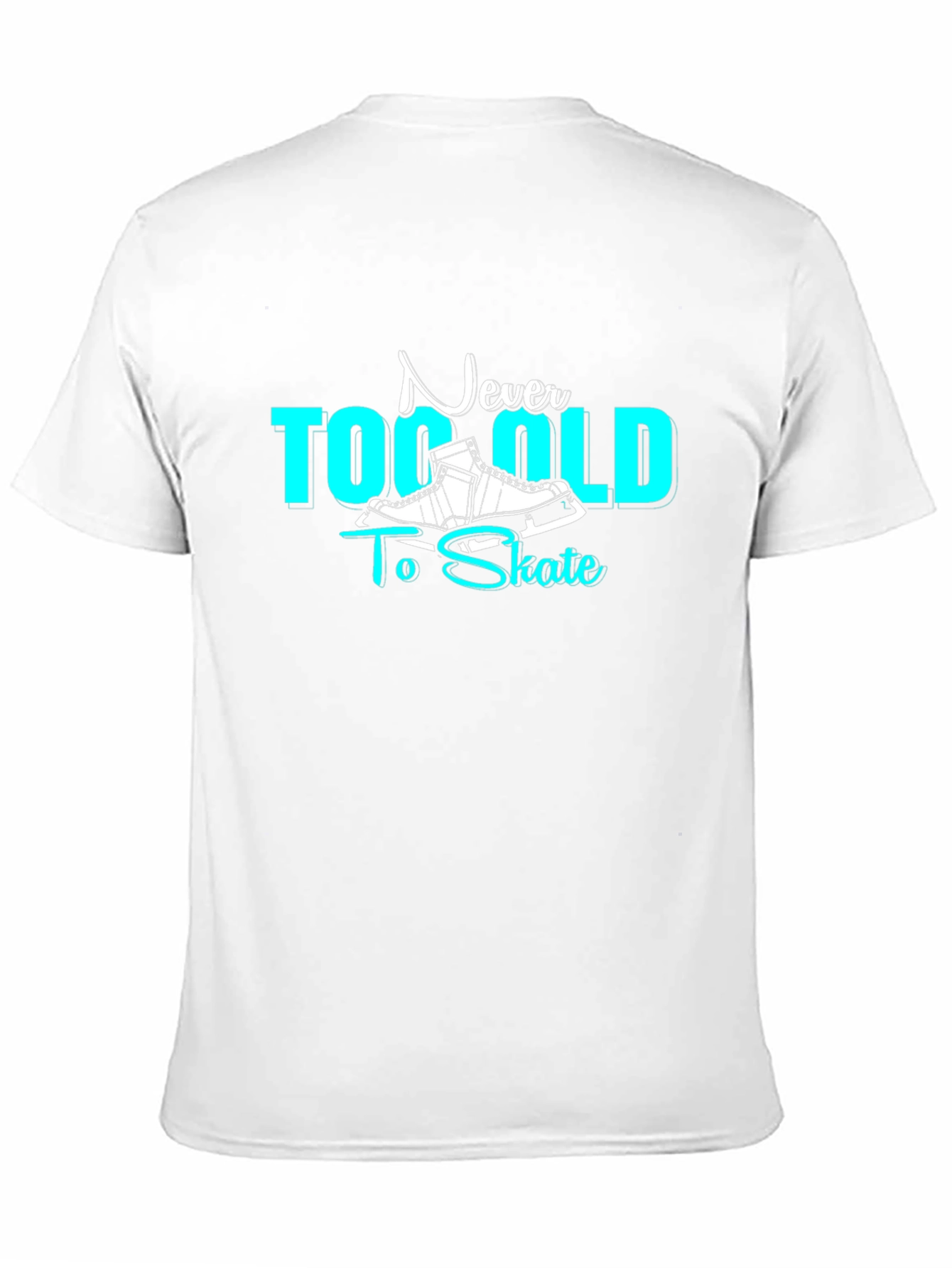 Black Never Too Old to Skate Graphic Tee view 11