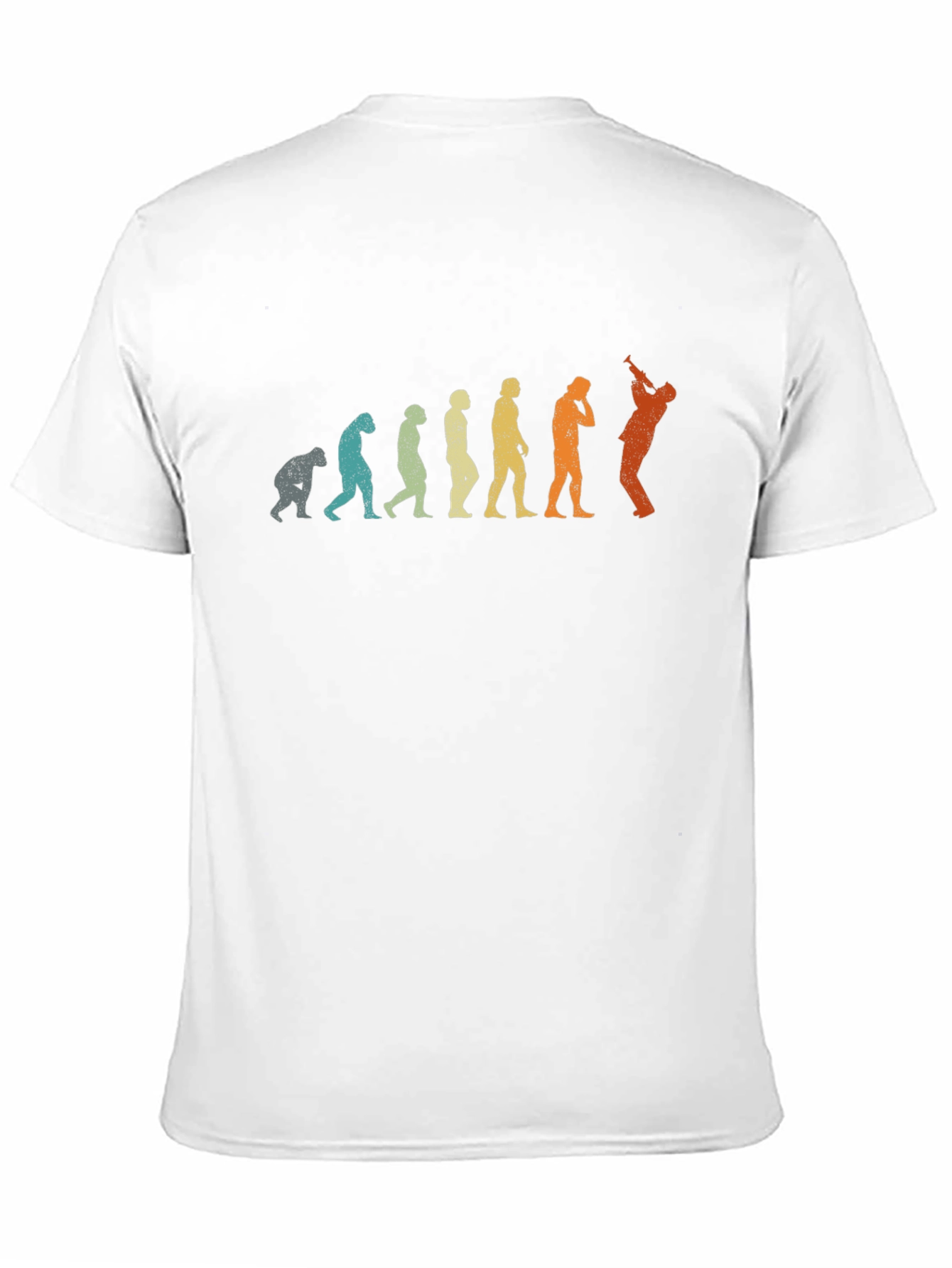 Black Evolution of Saxophone Player T-Shirt view 11