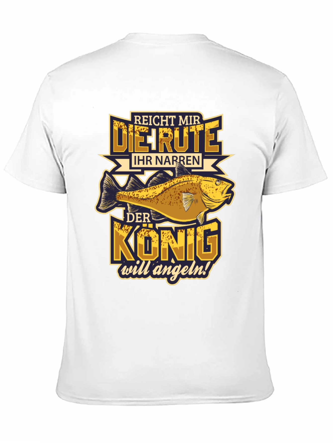 Black King Fishing Graphic T-Shirt view 11