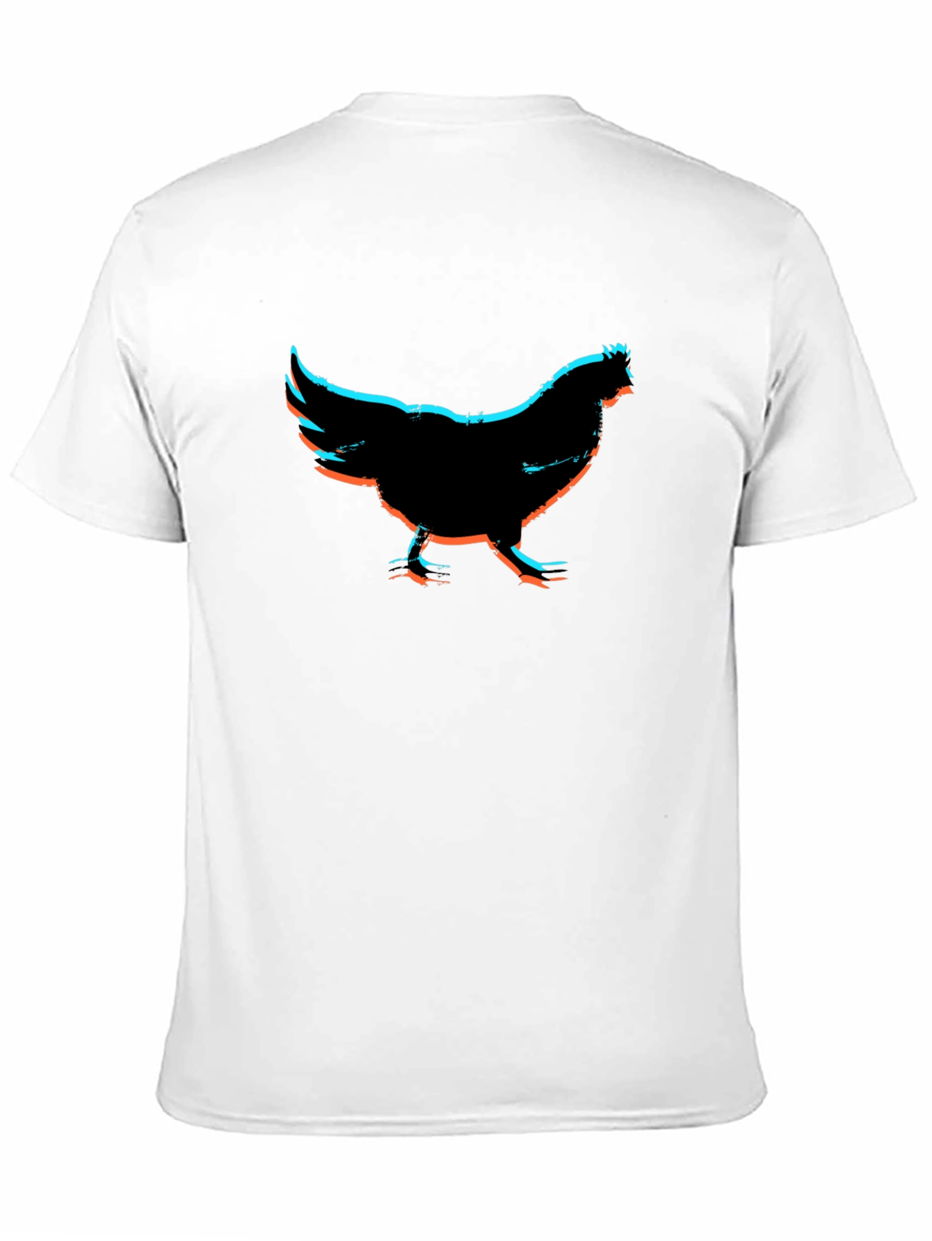 Black Chicken Graphic Black T-Shirt view 11