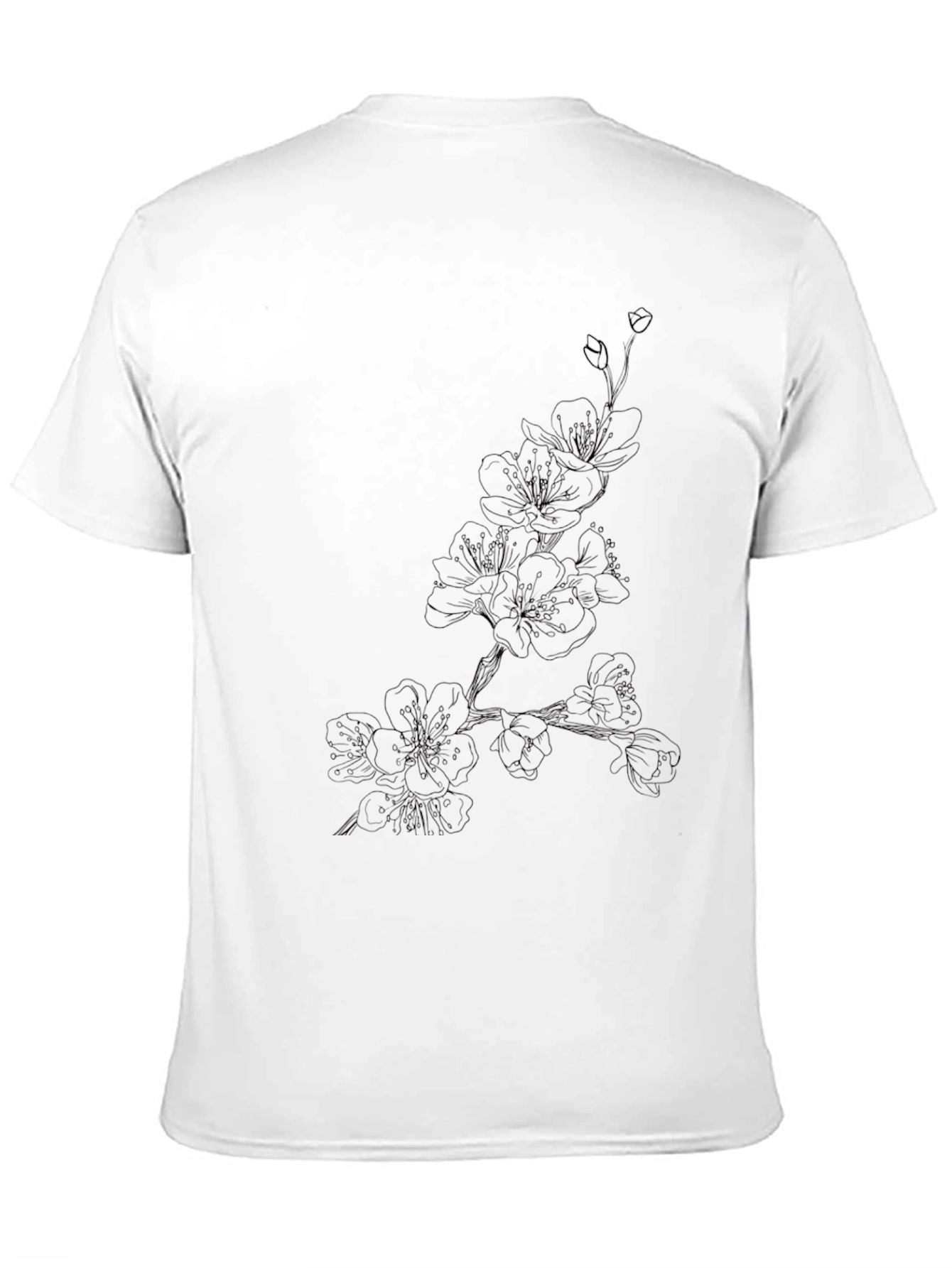 Black Black Blossom Tee - Stylish Comfort view 11