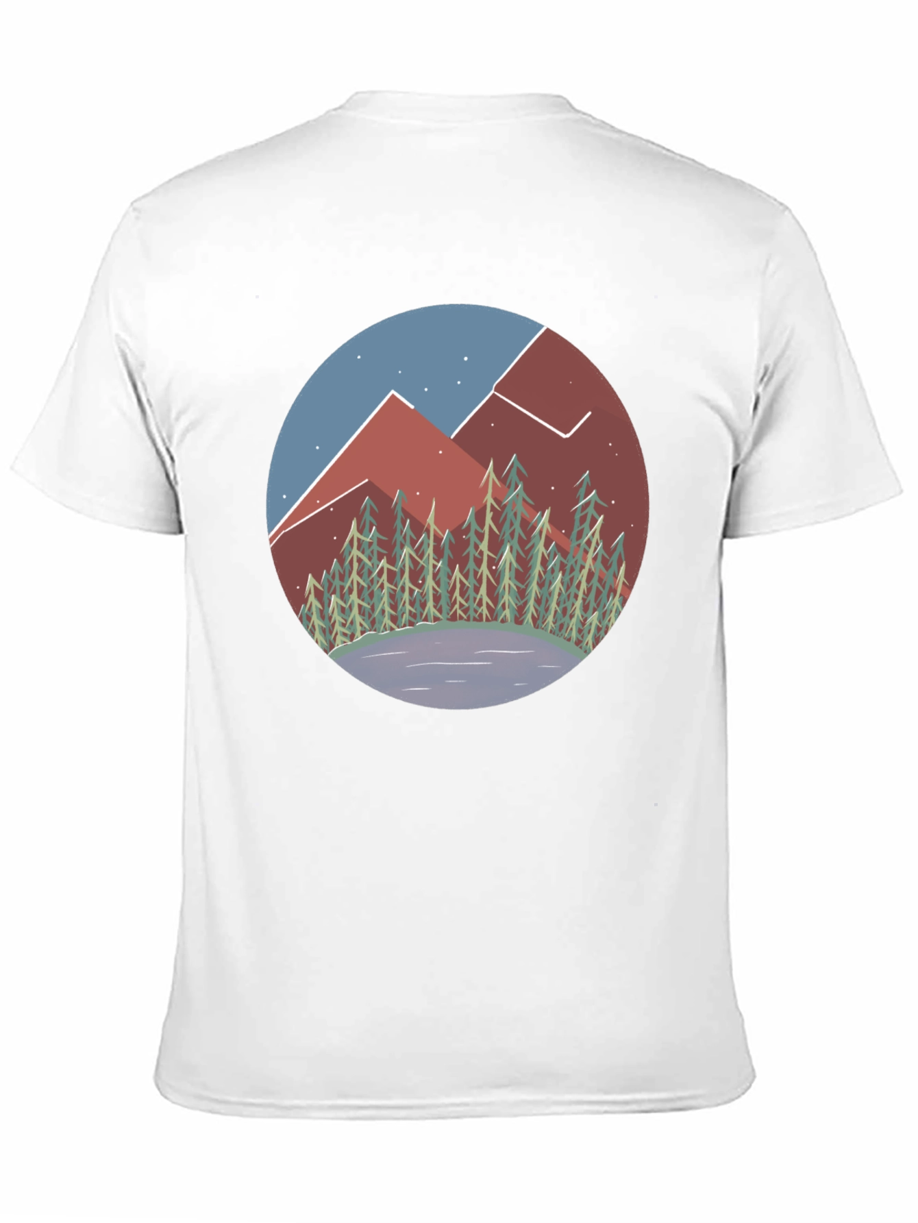Black Mountain Vista Graphic Tee - Unisex Black Shirt view 11