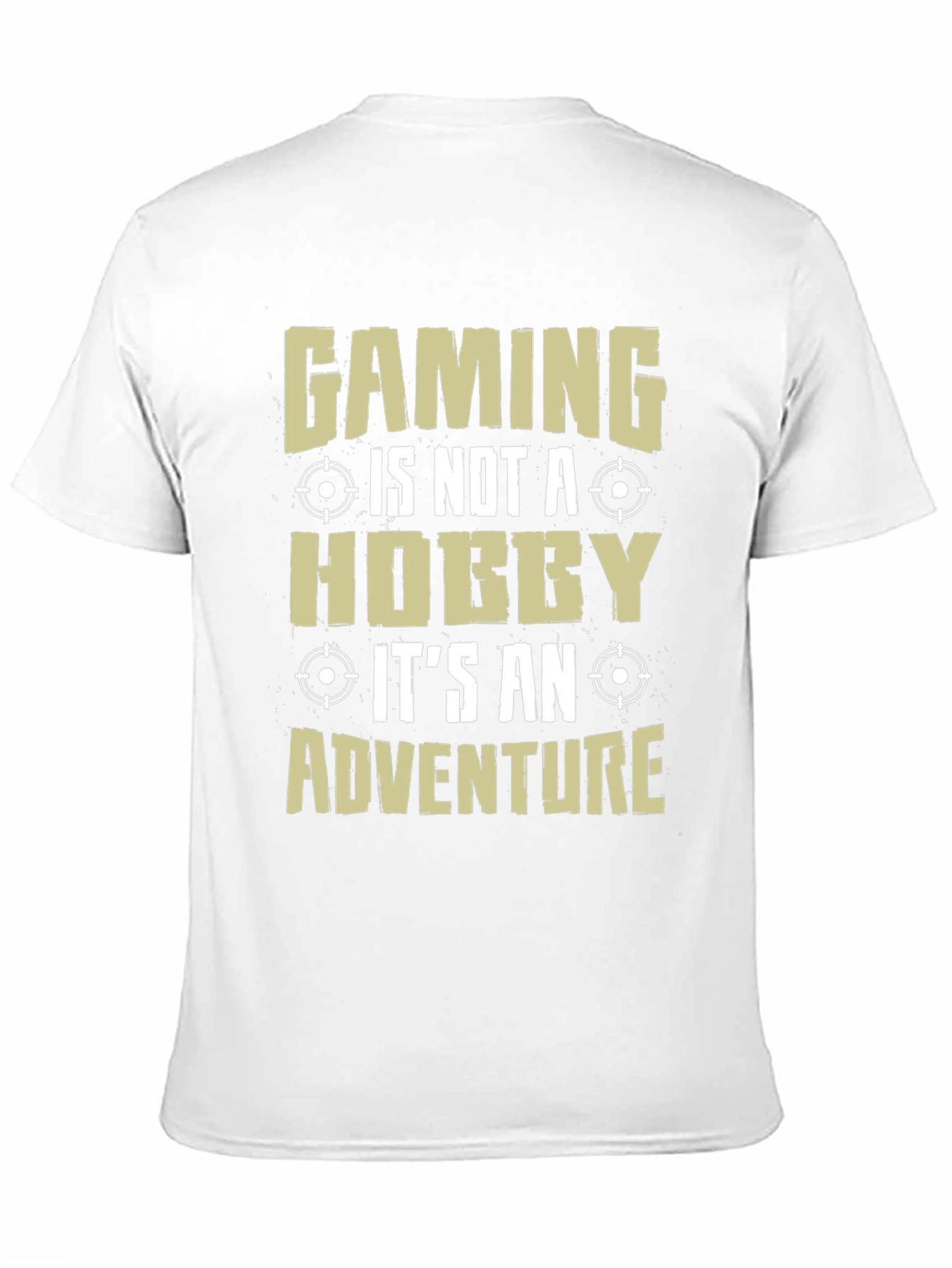 Black Gaming is Not a Hobby Men's Black T-Shirt view 11