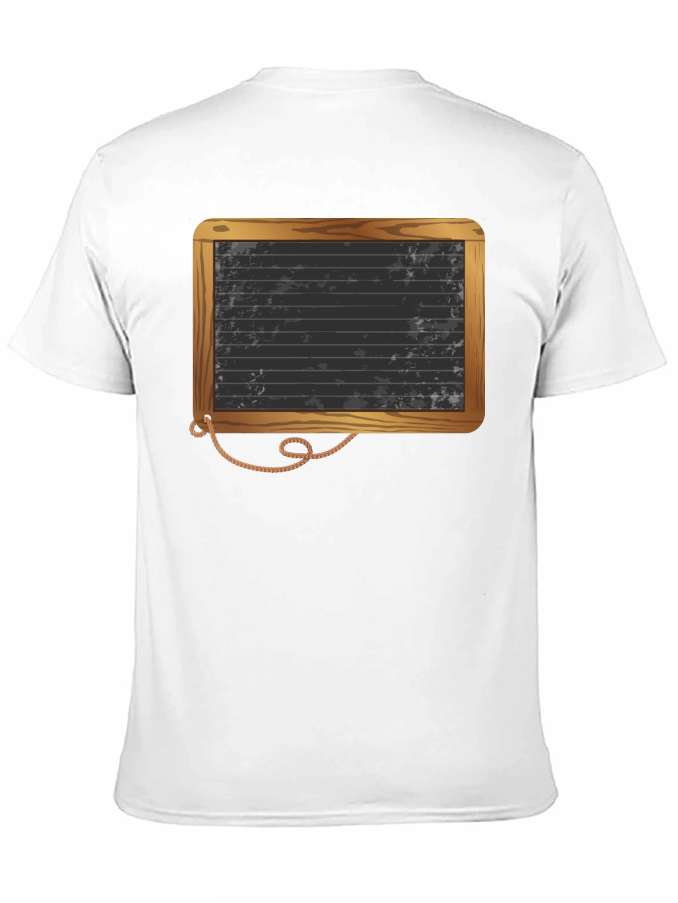 Novelty Blackboard Graphic Tee - Vintage Style - 11