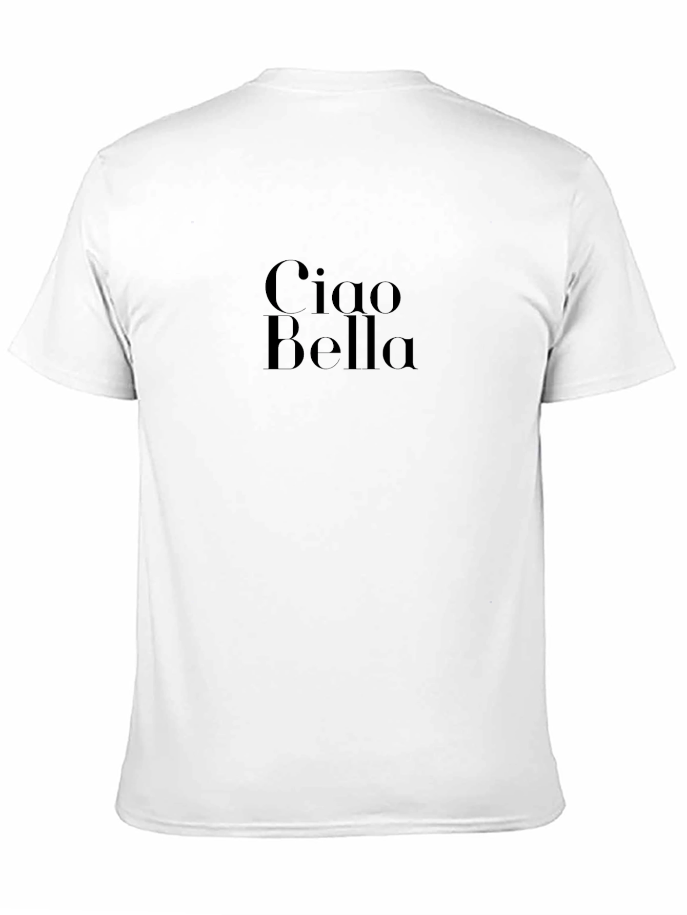 Black Ciao Bella Graphic Tee - Stylish & Comfortable Black T-Shirt view 11