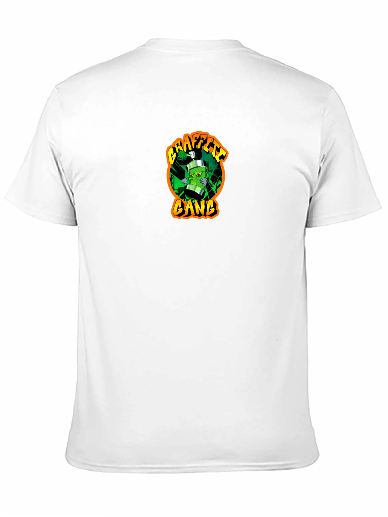 Black Graffiti Gang Black T-Shirt - Street Art Style view 11