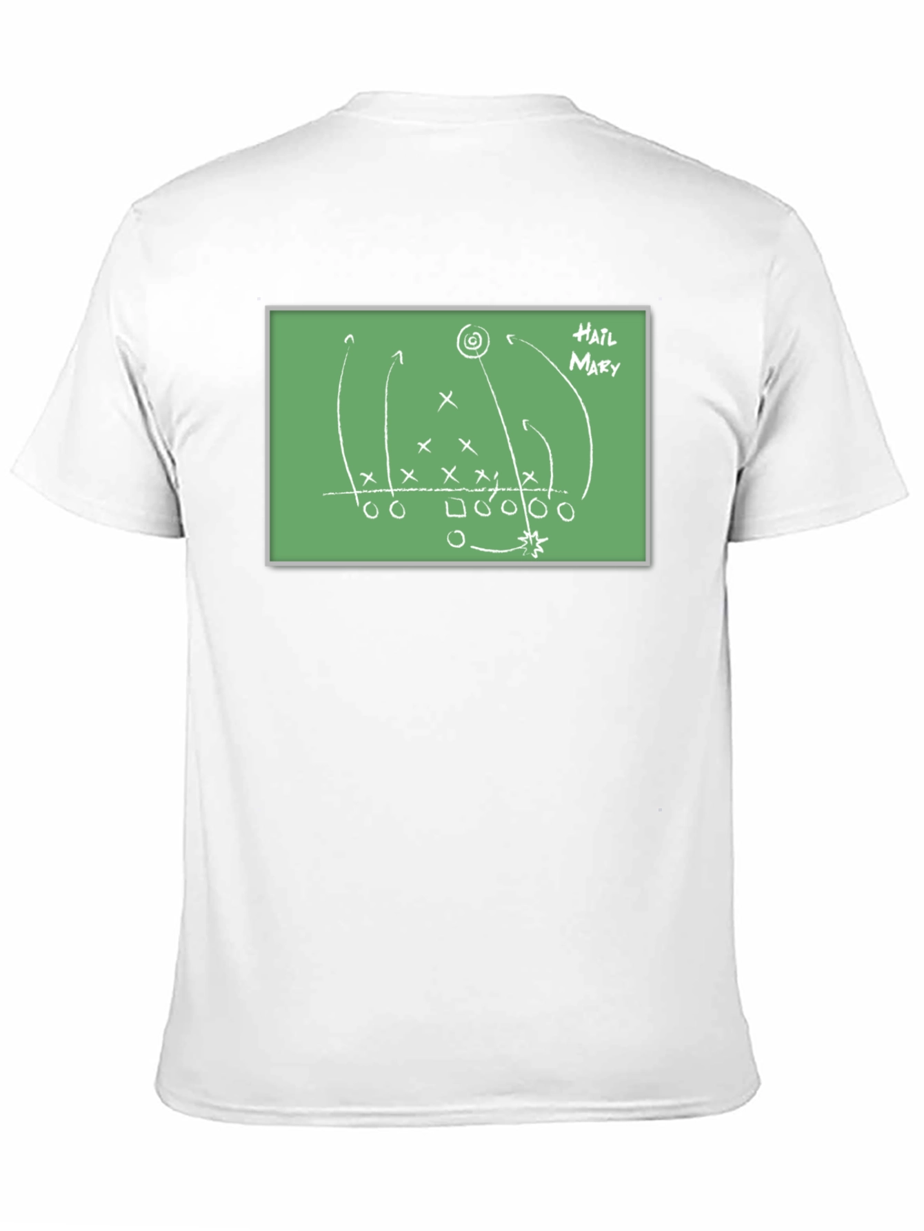 Black Hail Mary Football Play T-Shirt view 11