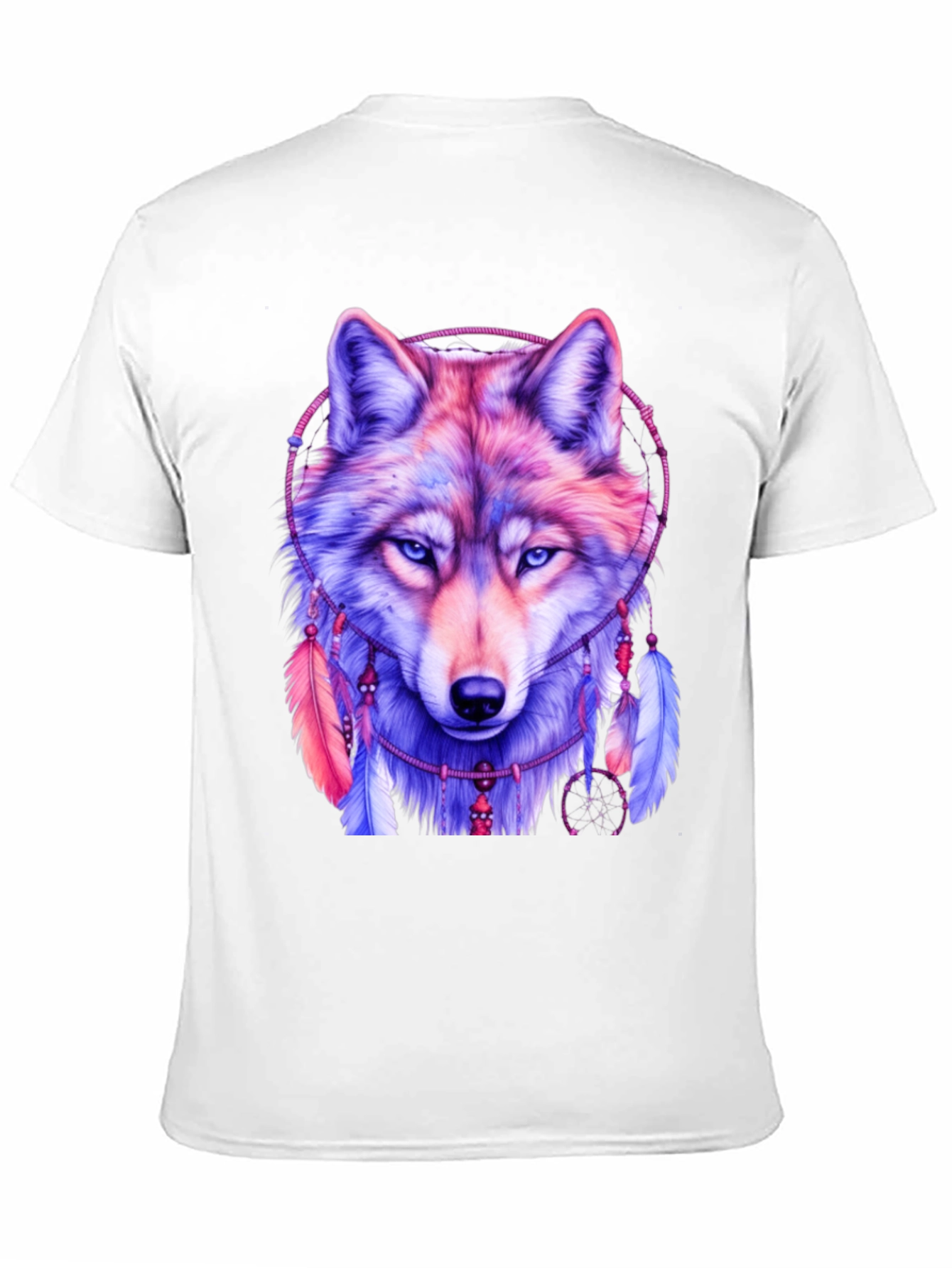 Black Wolf Dreamcatcher Graphic Tee view 11