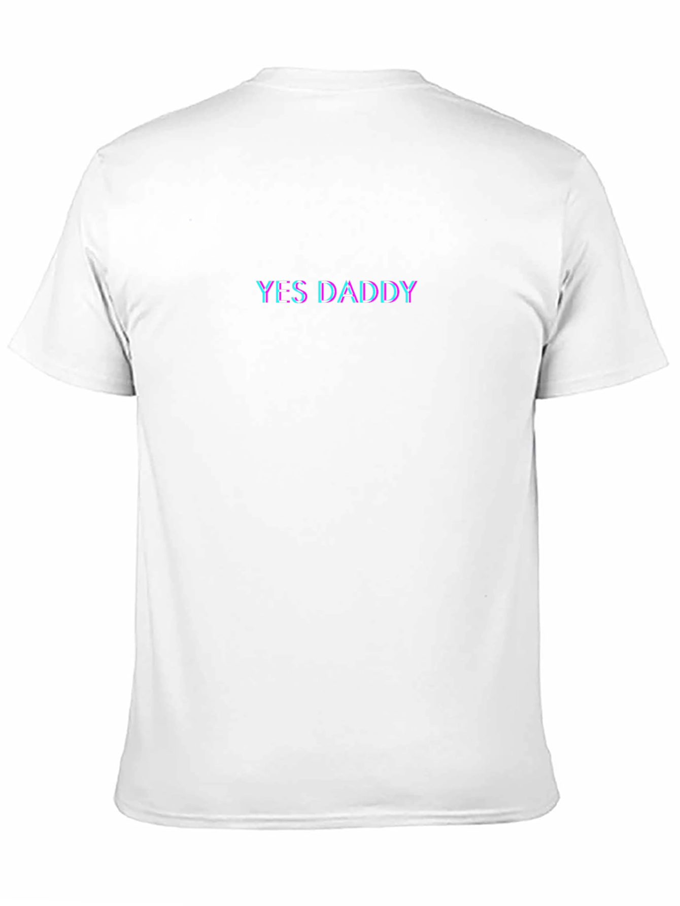 Black Yes Daddy Tee - Black Crew Neck T-Shirt view 11