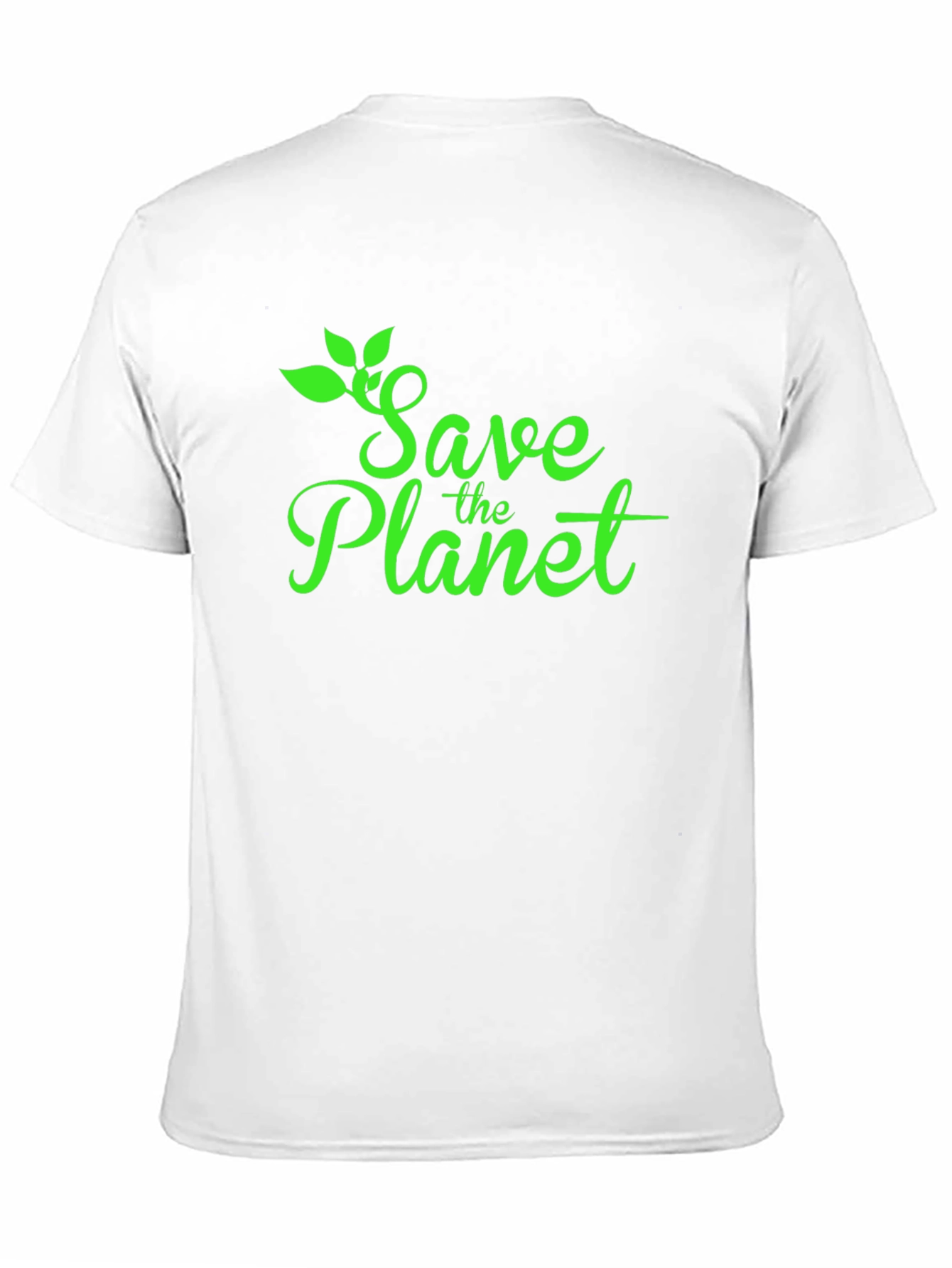 Black Save the Planet Graphic Tee - Eco-Friendly Fashion view 11