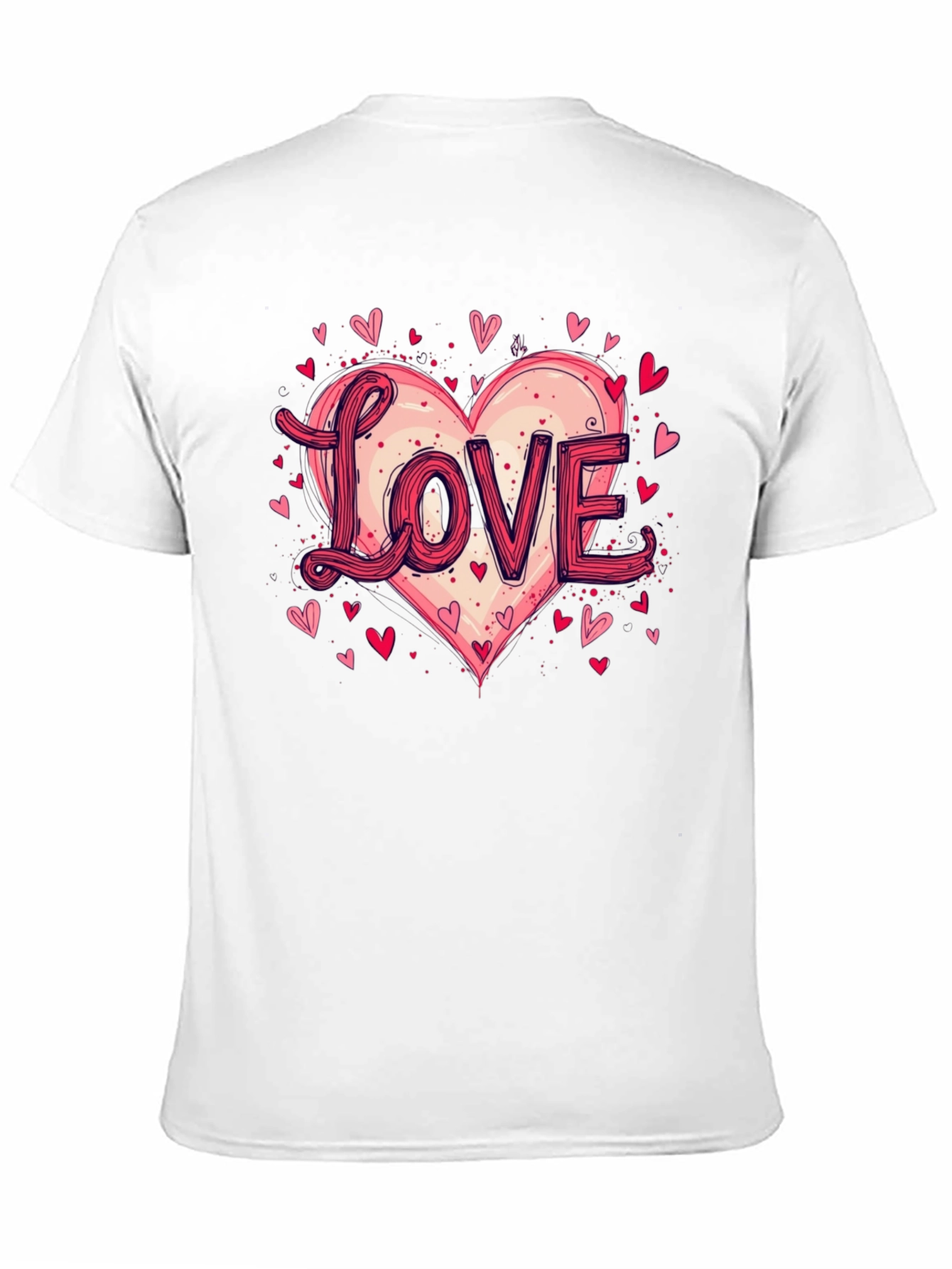 Black Love Heart Graphic Tee - Valentine's Day view 11
