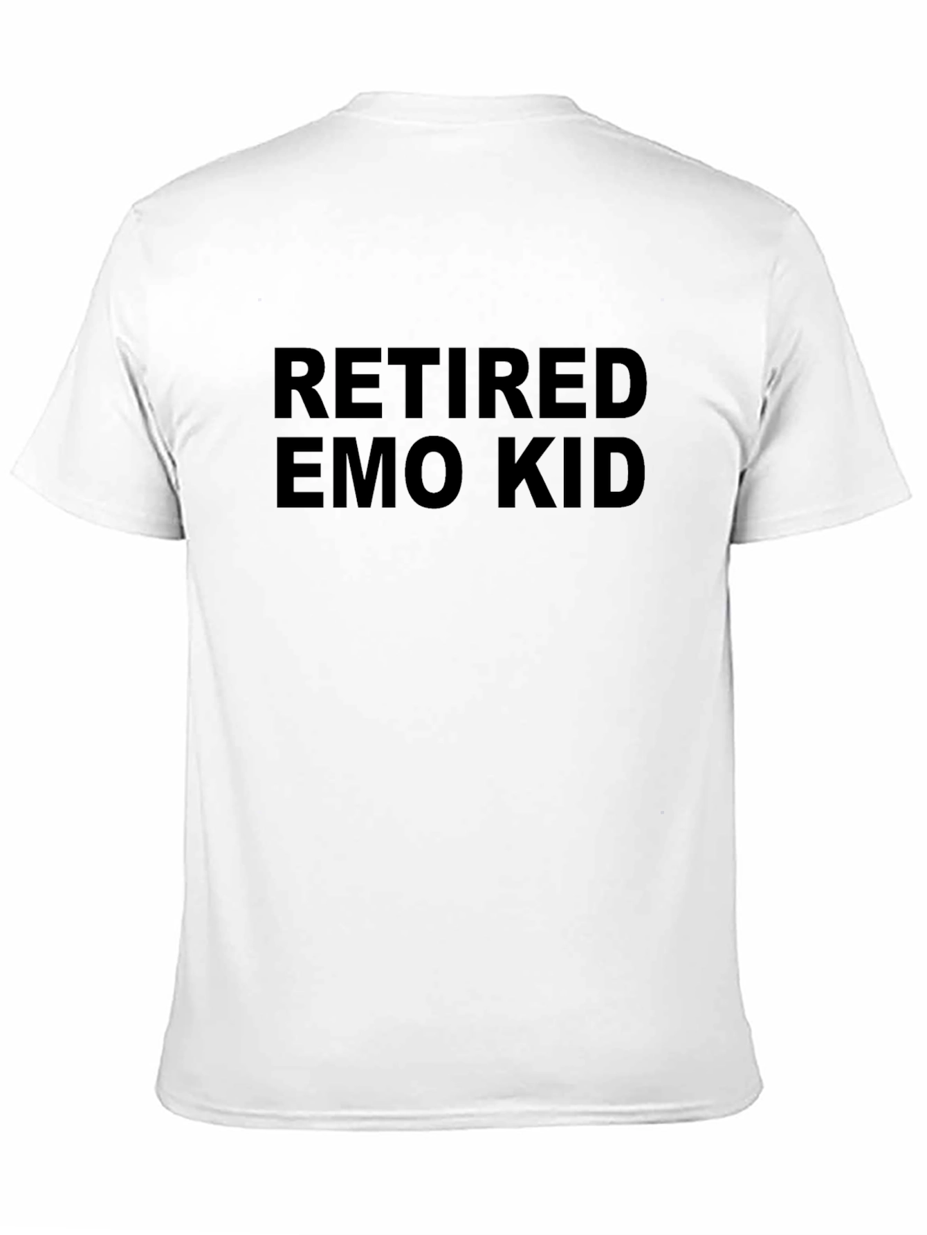 Black Retired Emo Kid Graphic Tee - Black view 11