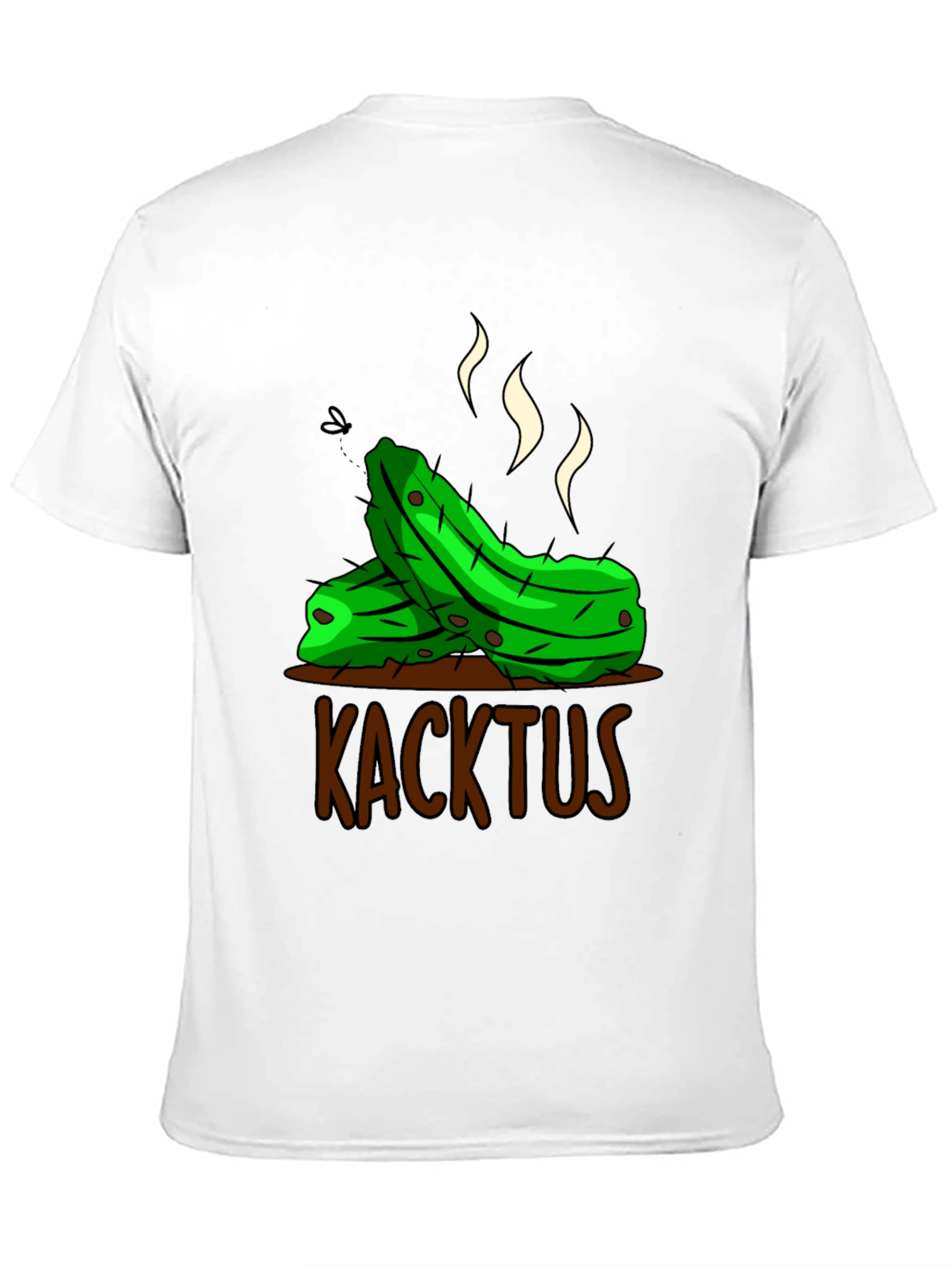 Black Humorous 'Kacktus' Graphic T-Shirt - Unique Novelty Tee view 11