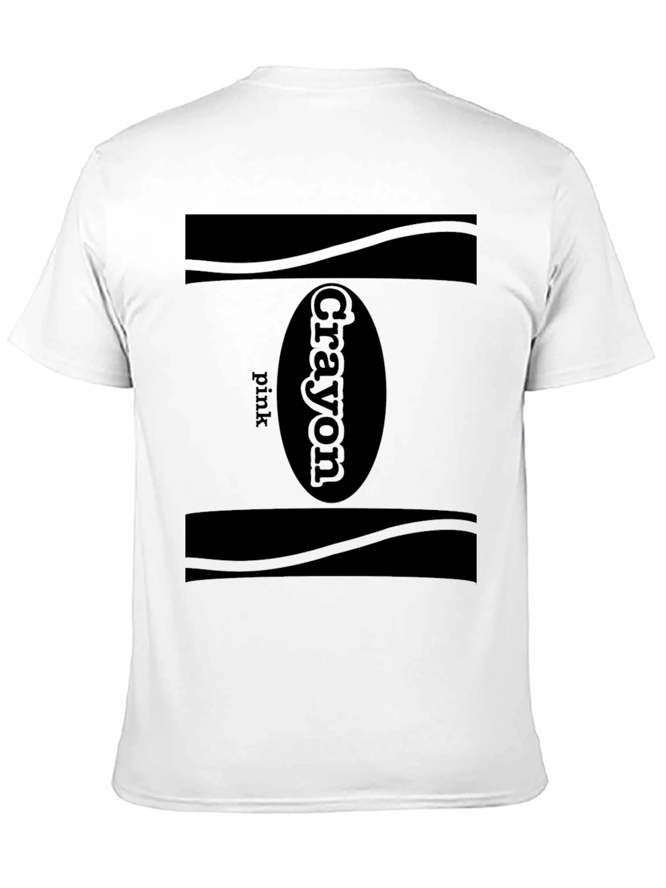 Black Pink Crayon T-Shirt - Classic Design, Soft Cotton view 11