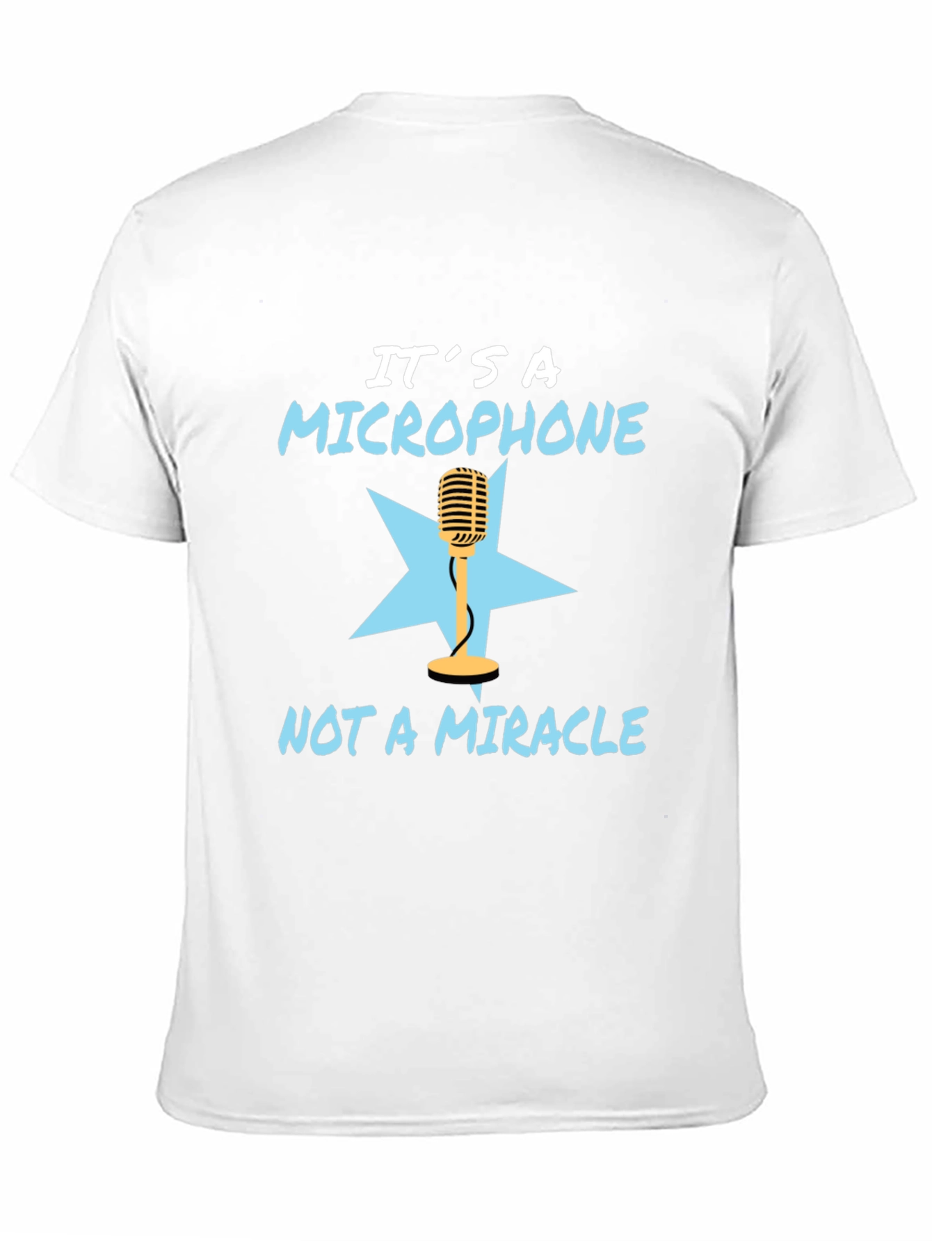 Black It's a Microphone T-Shirt - Funny Musician Tee view 11