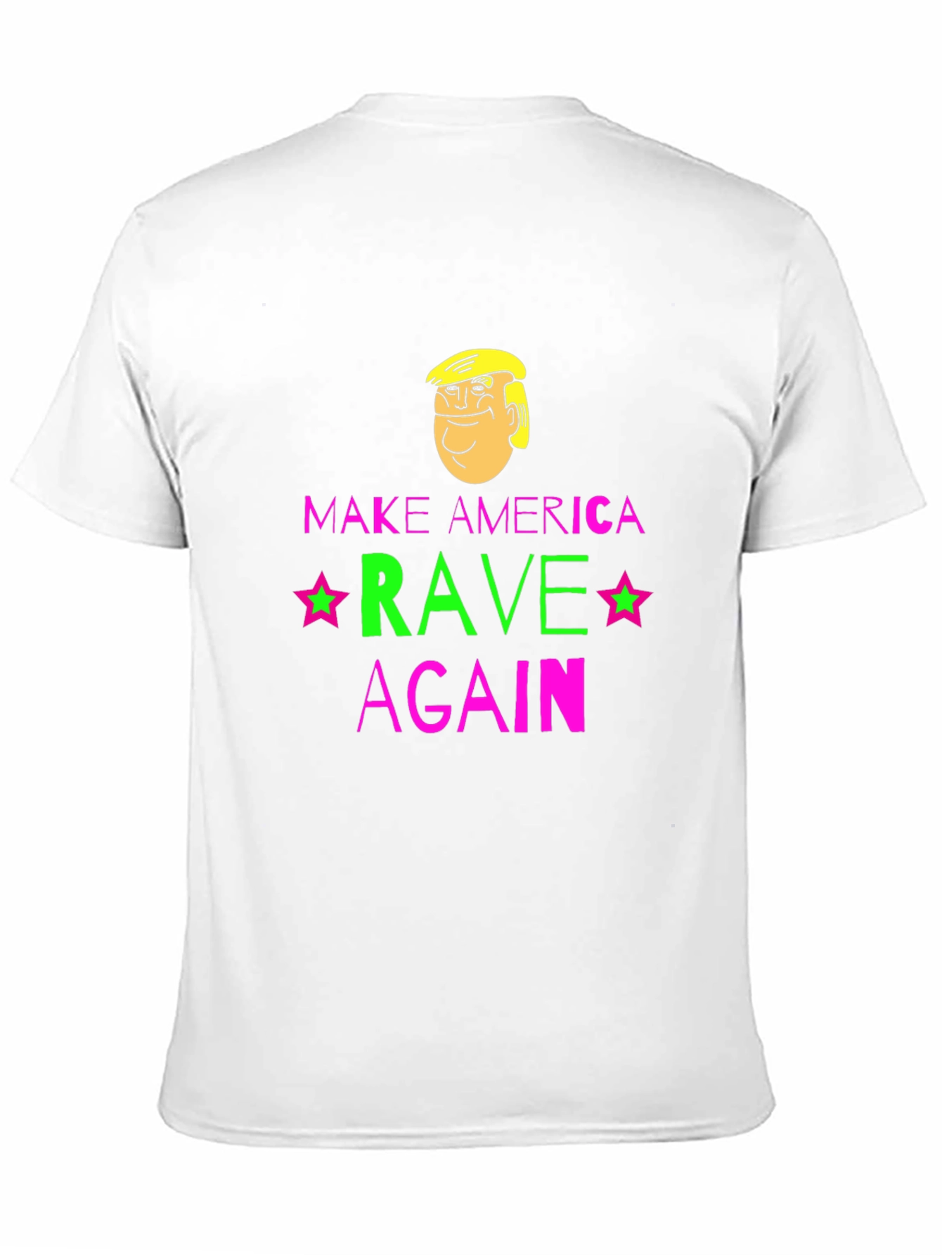 Black Make America Rave Again T-Shirt - Novelty Graphic Tee view 11