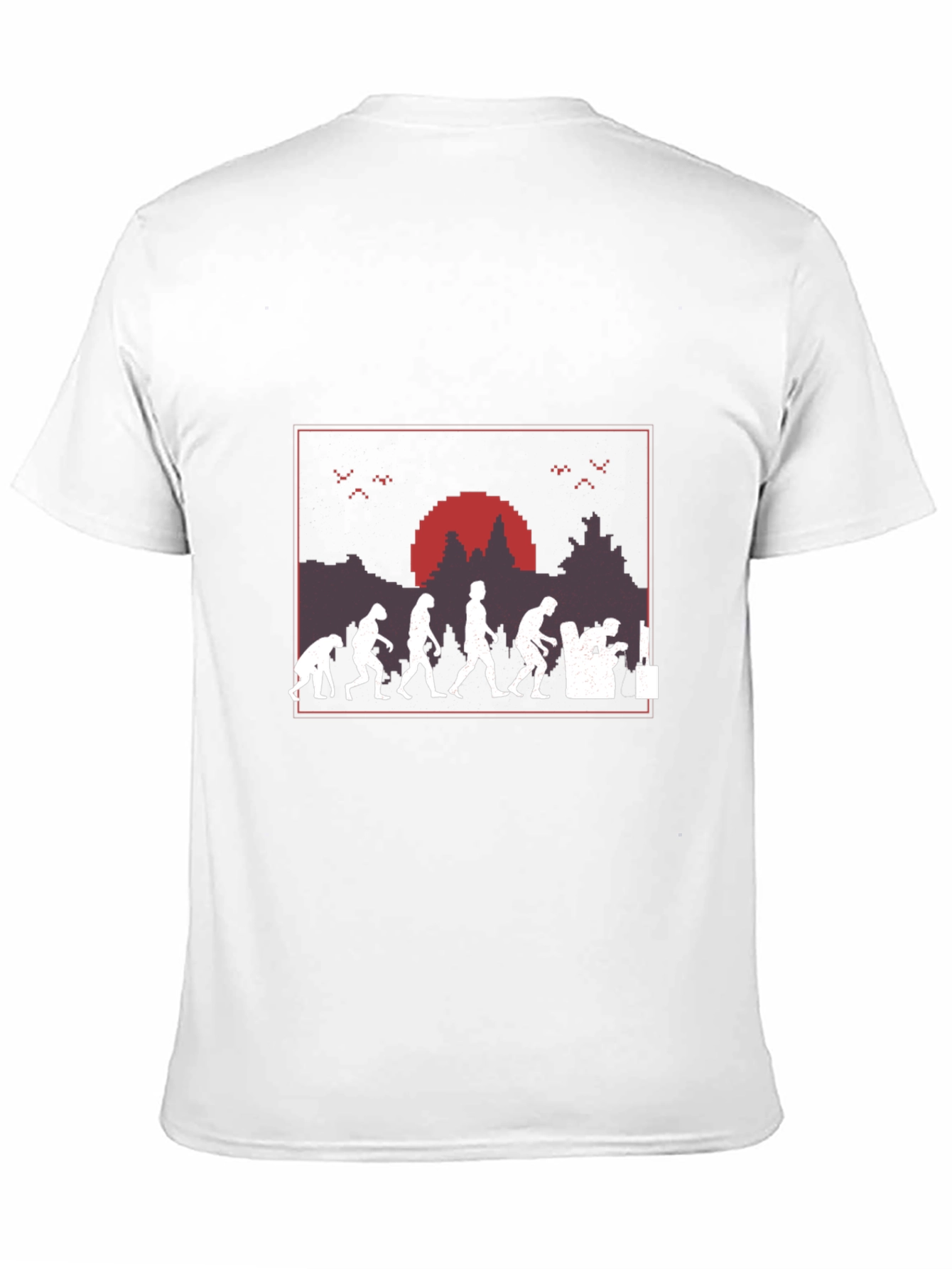 Black Evolution of Gamer Graphic T-Shirt view 11