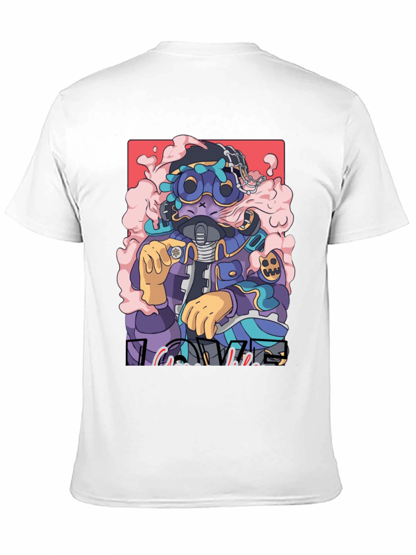 Black Urban Cartoon Graphic Tee view 11