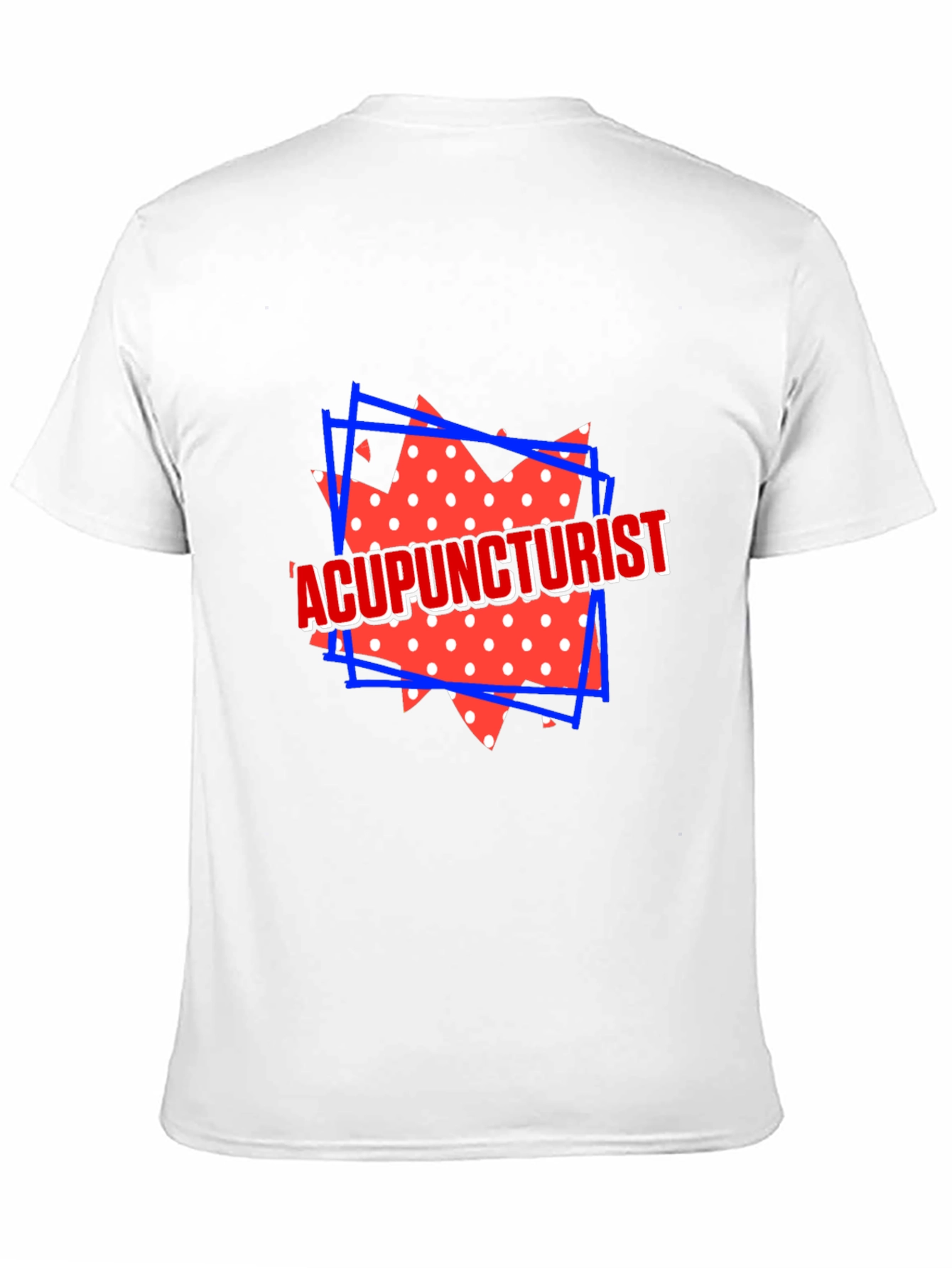 Black Acupuncturist Graphic Tee - Novelty Design Shirt view 11