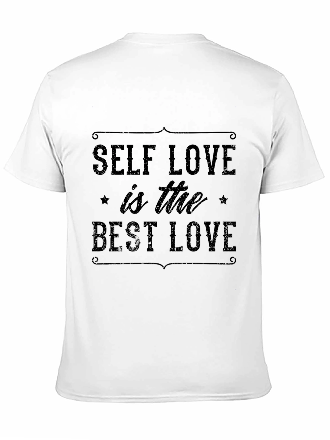 Black Self Love is the Best Love T-Shirt Black view 11