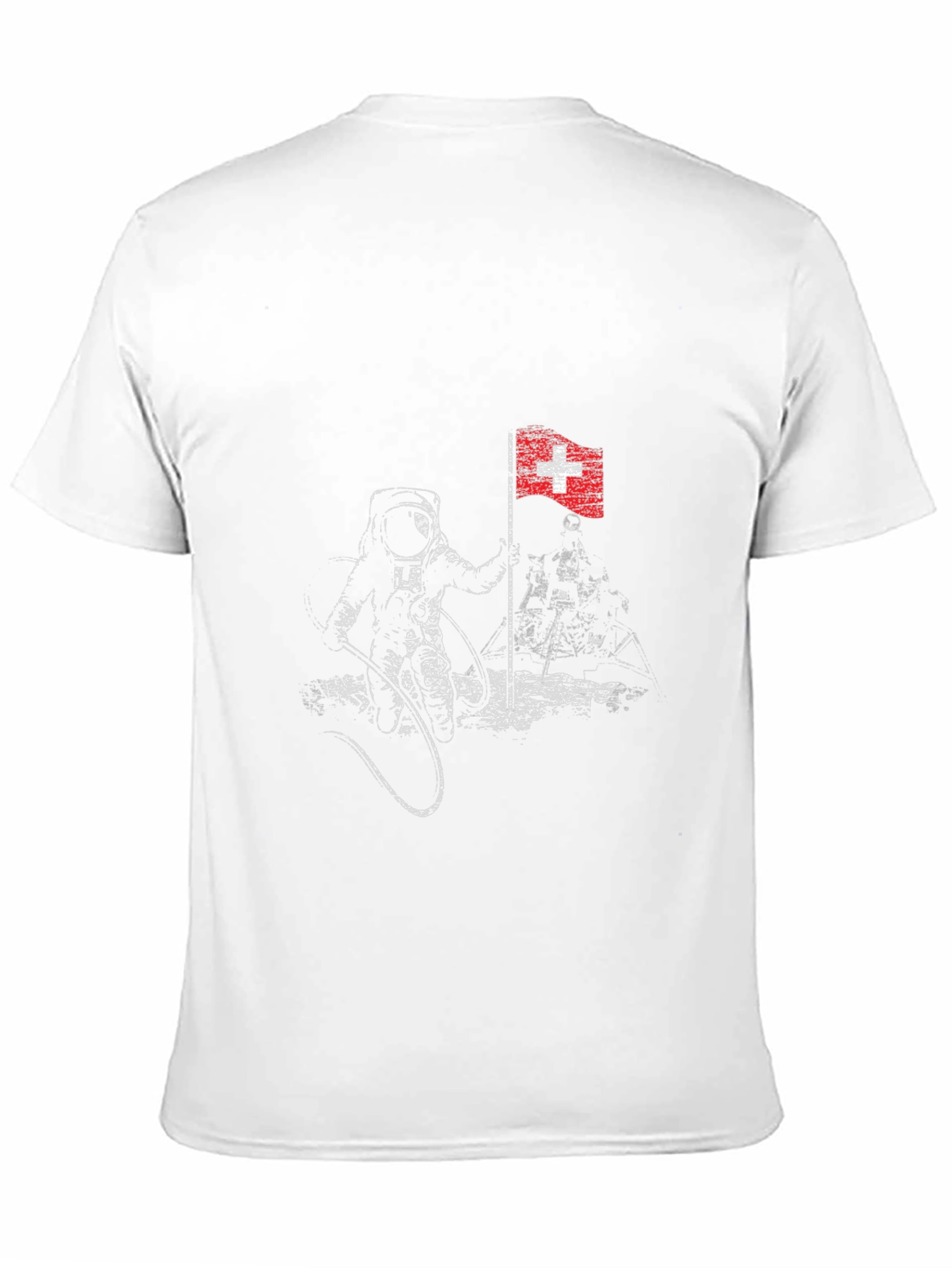 Black Swiss Astronaut T-Shirt view 11