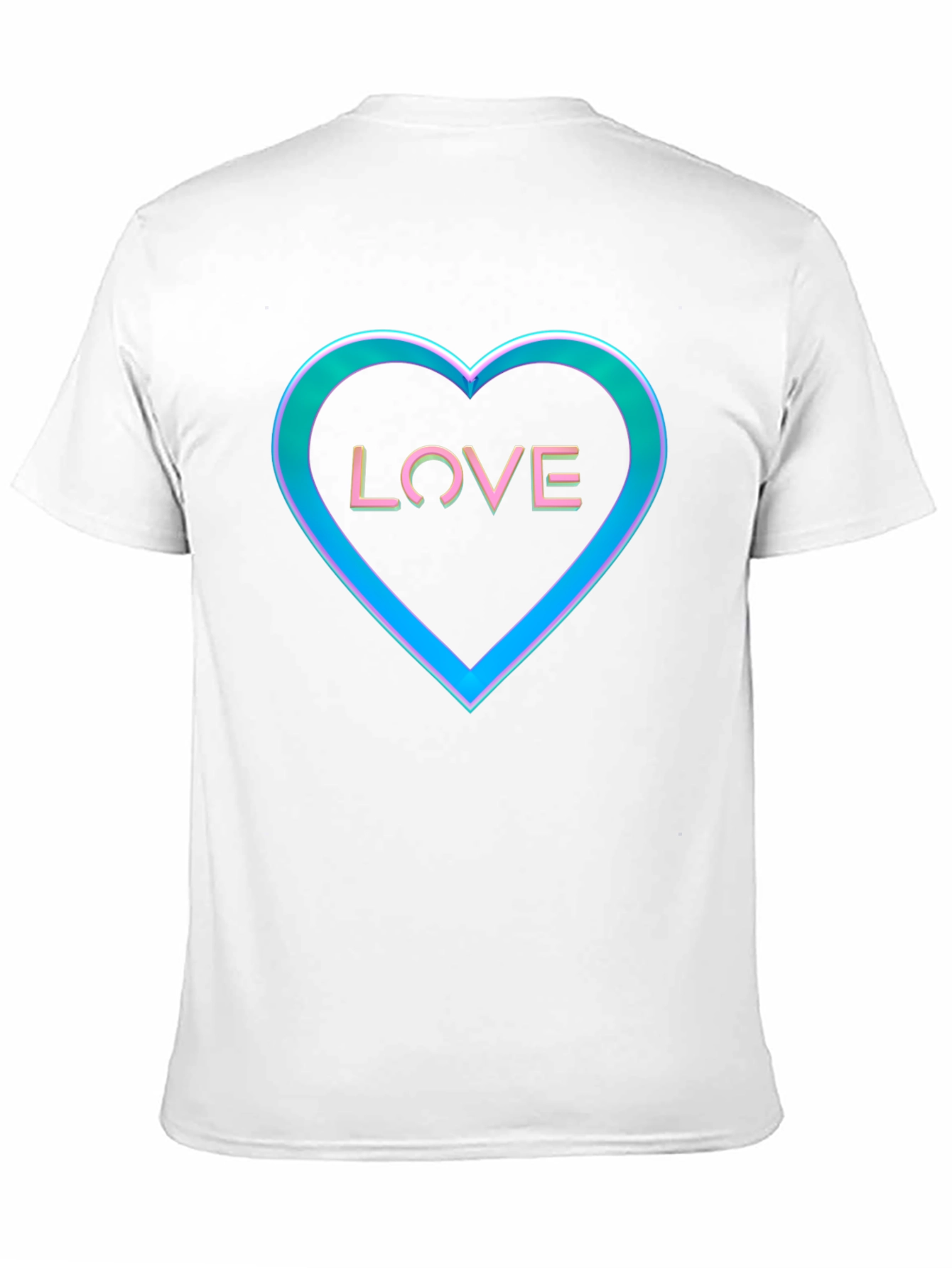 Black Love Heart Graphic Tee - Black view 11