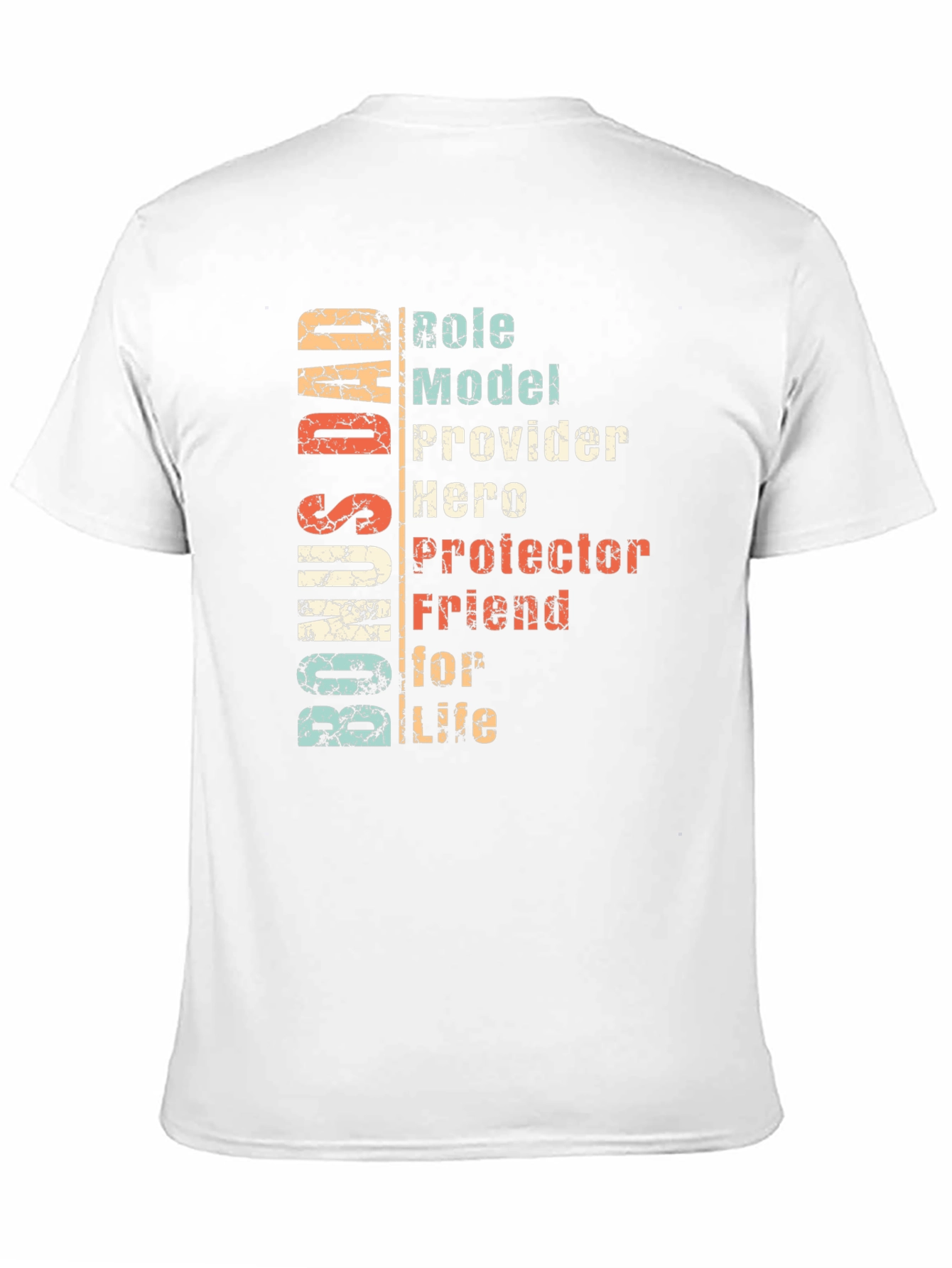 Black Husband Dad Role Model Hero T-Shirt view 11