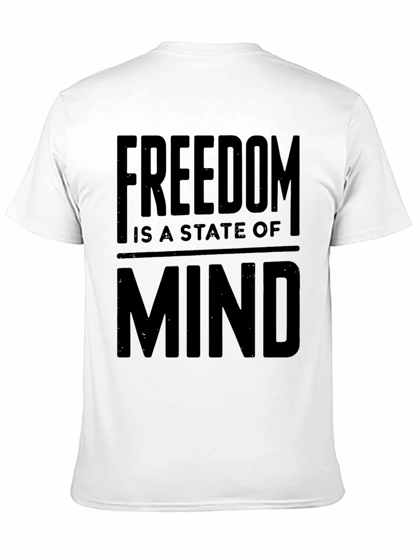 Black Freedom State of Mind Graphic Tee view 11